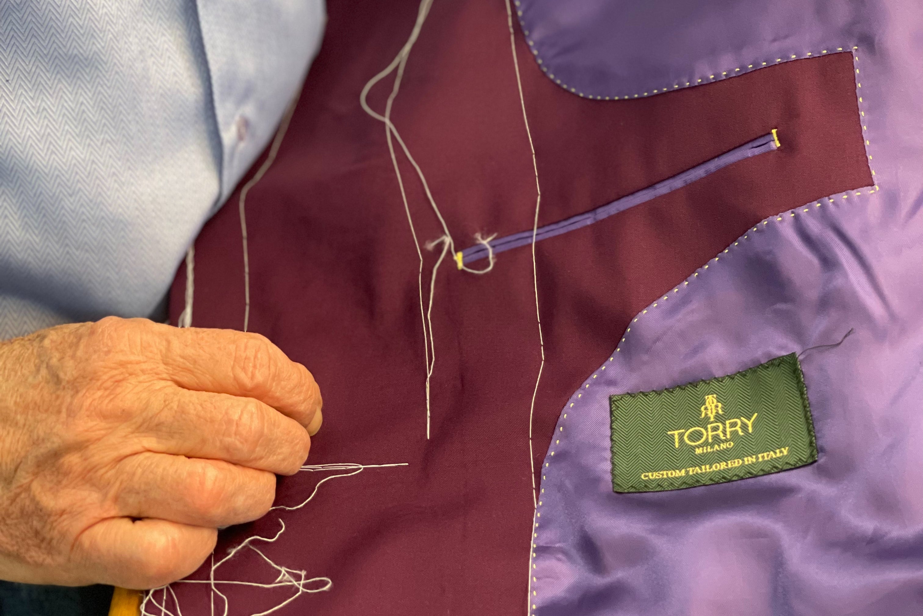 From Fabric to Fit: Inside the Making of a Torry Milano Garment
