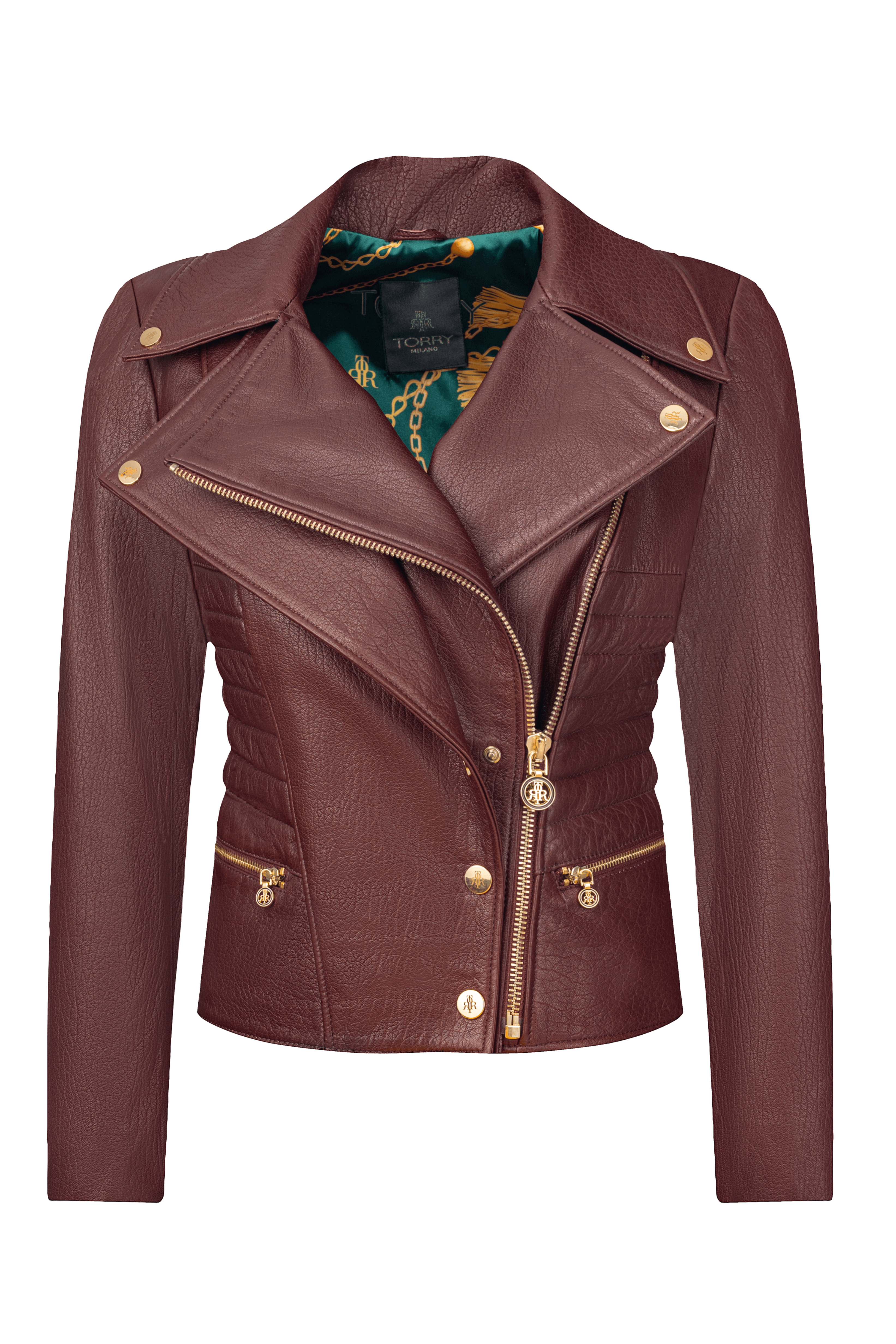 Image of Leather Biker Jacket