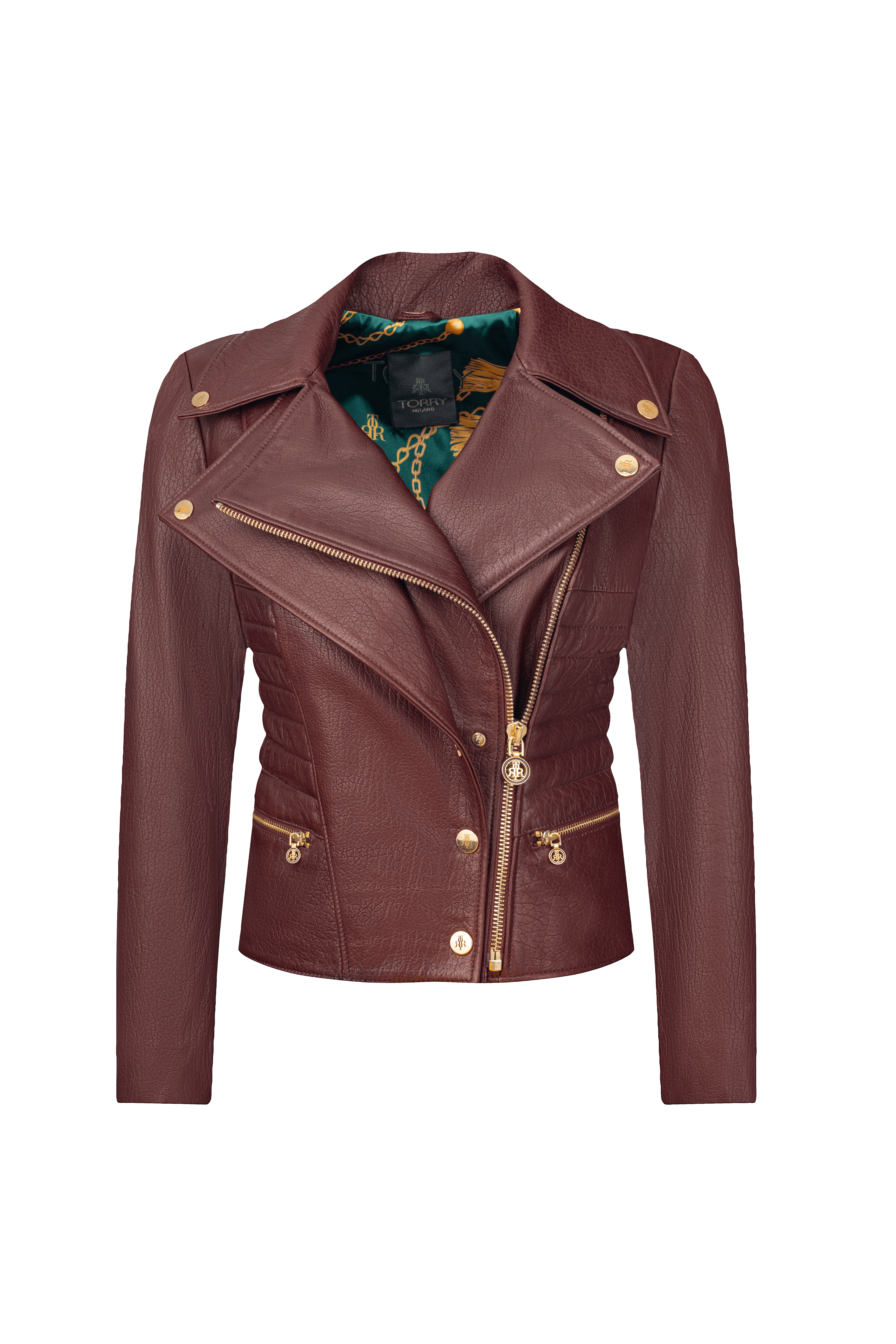 Image of Leather Biker Jacket
