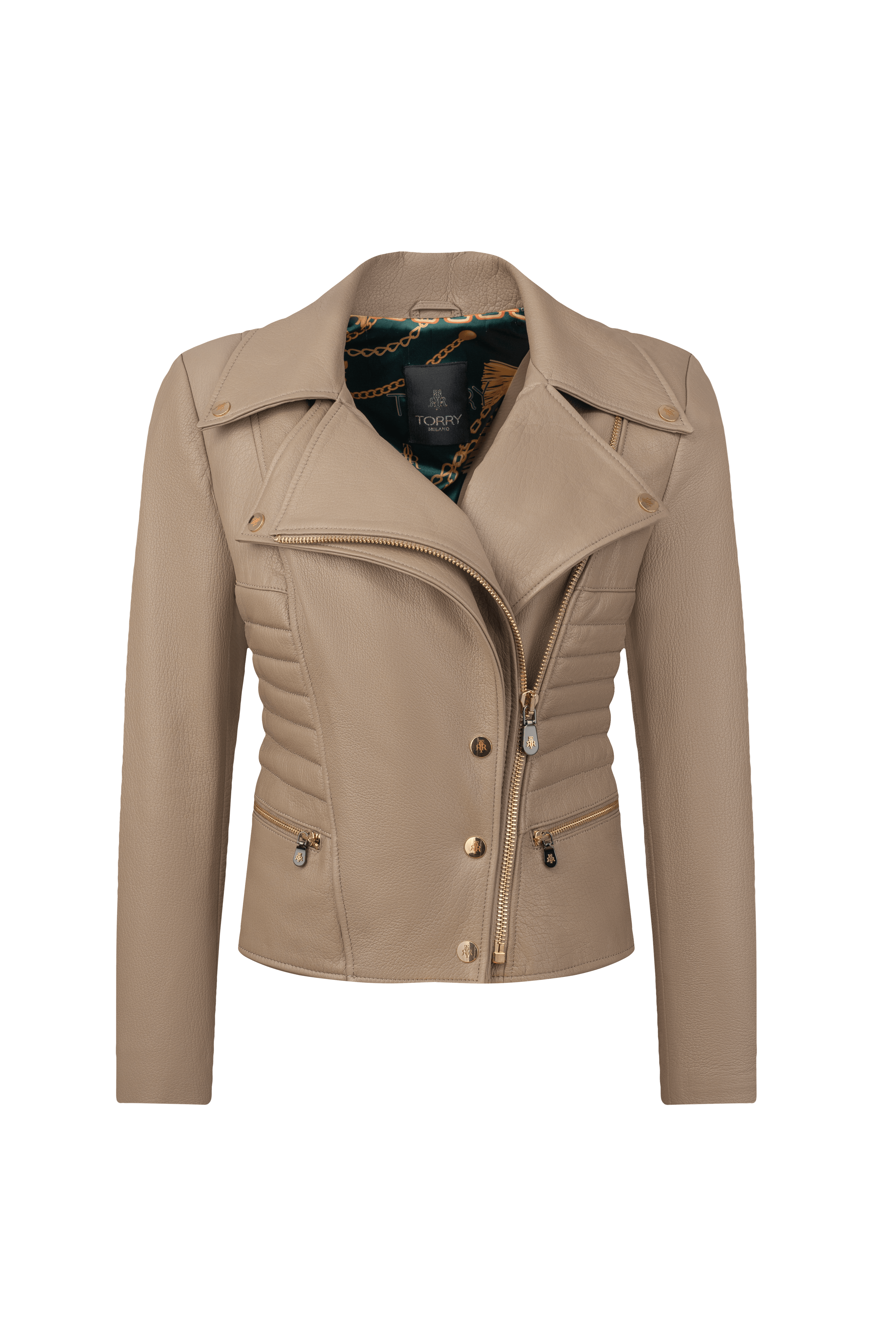 Image of Leather Biker Jacket