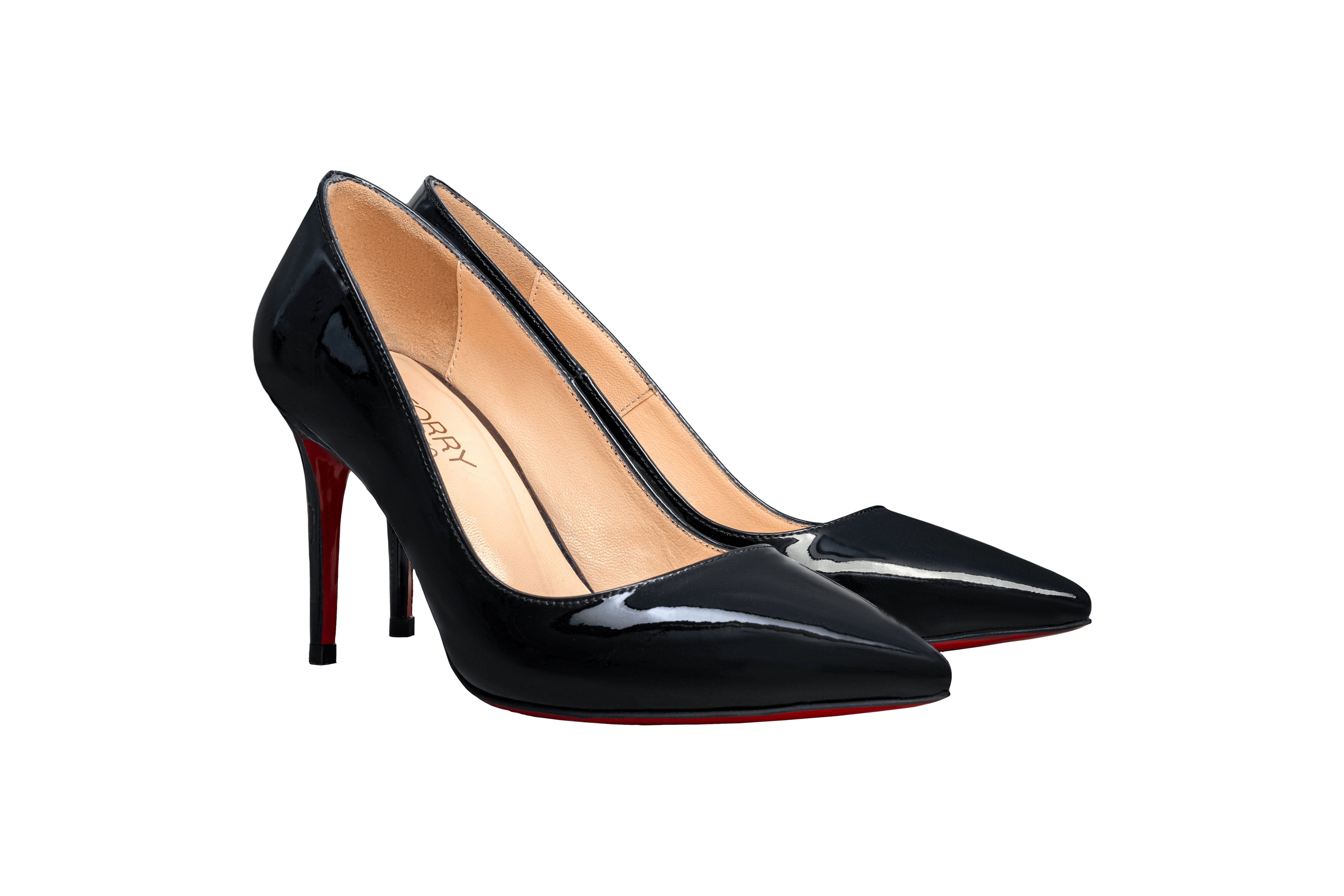 Black Patent Leather Stilettos - 8cm