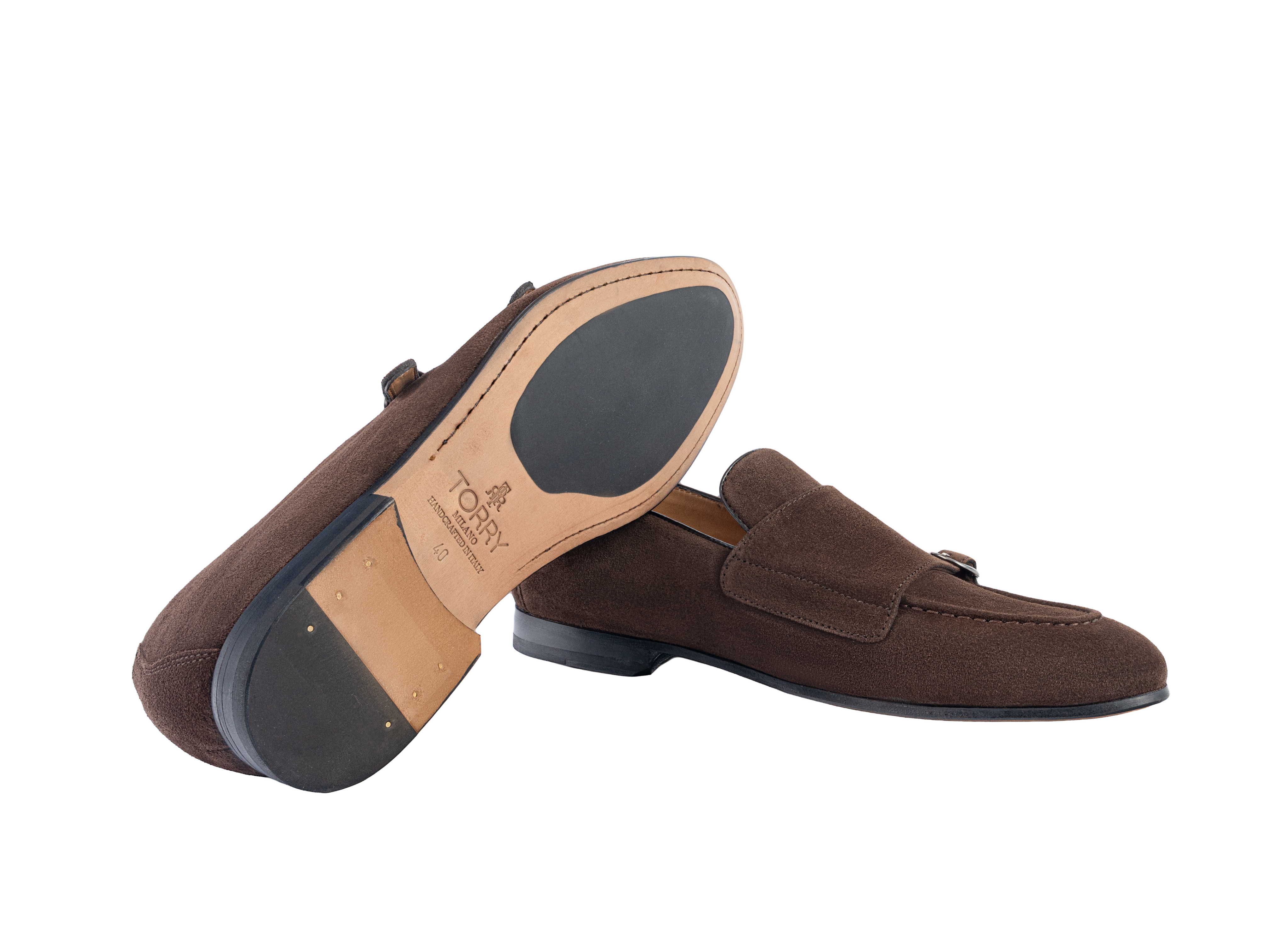Limited Edition Brown Double Monk Loafers