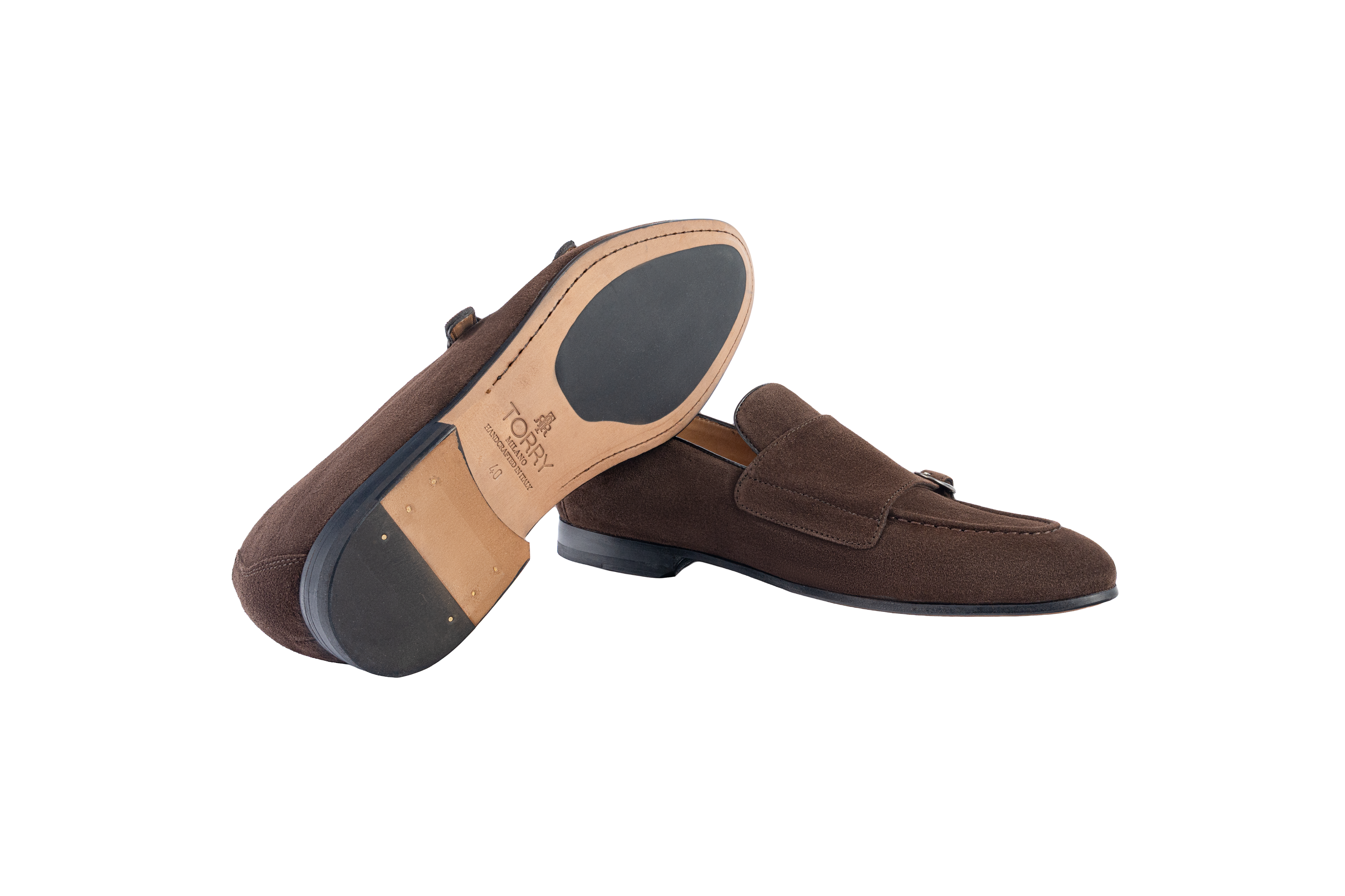 Limited Edition Brown Double Monk Loafers