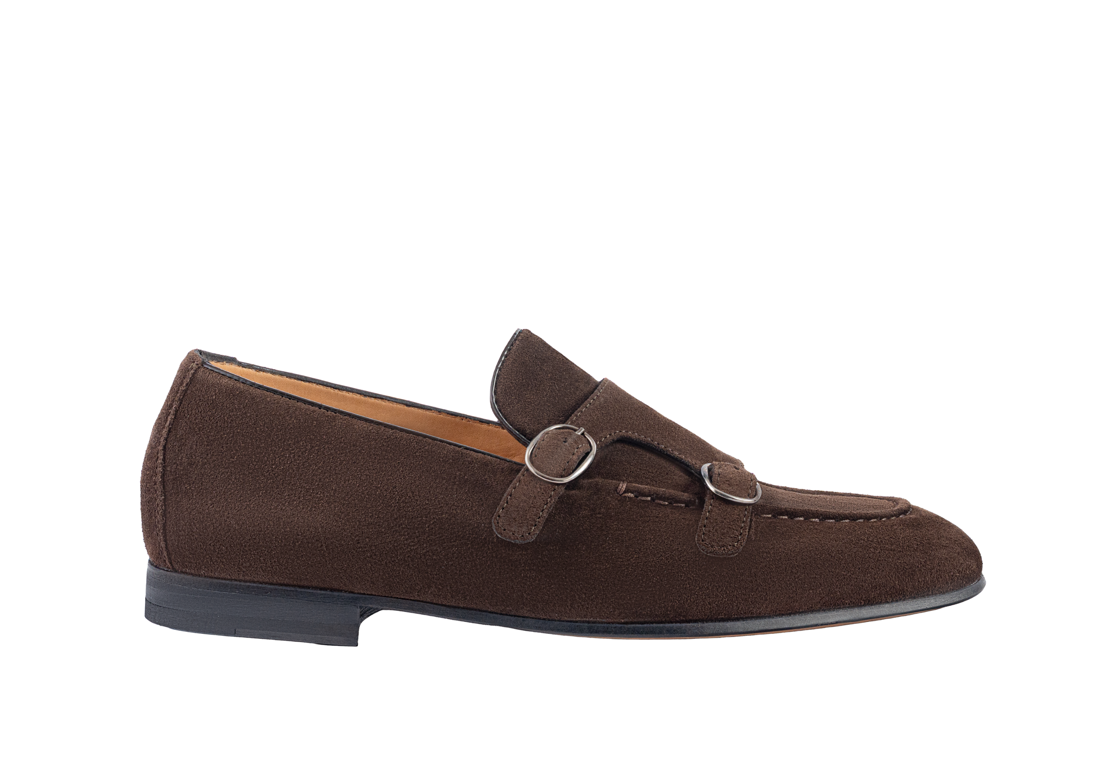 Limited Edition Brown Double Monk Loafers