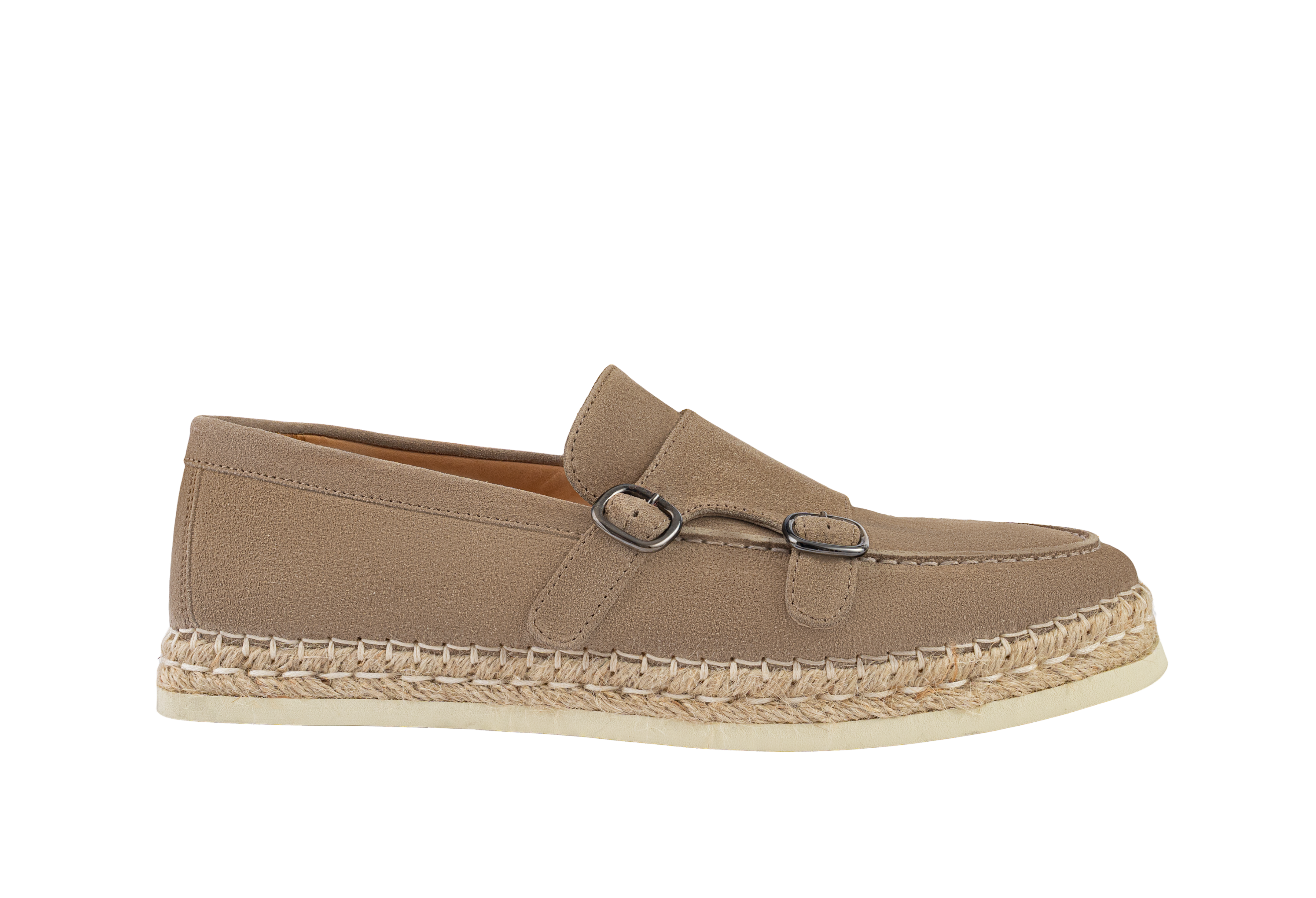 Limited Edition Beige Double Monk Espadrillas