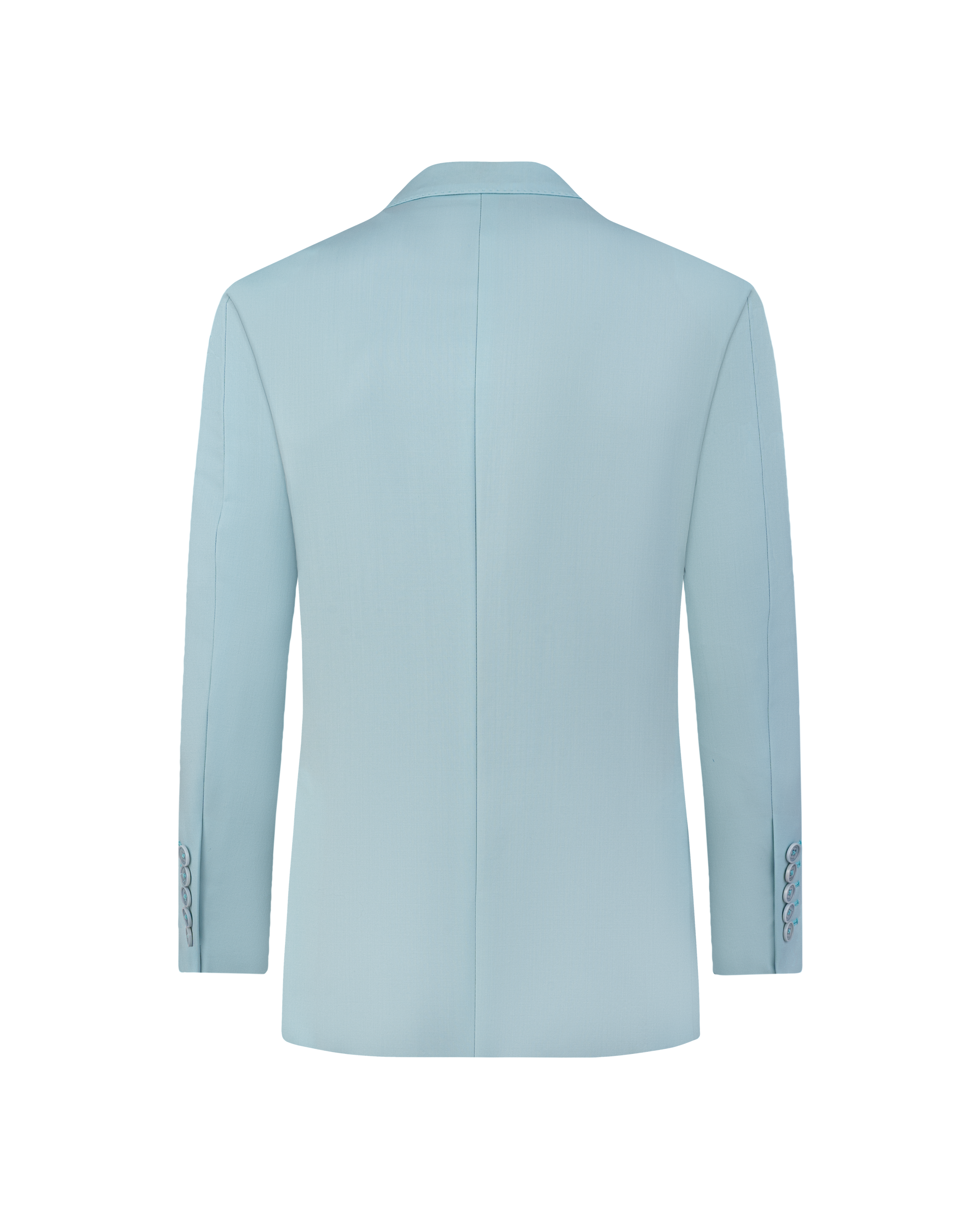 Aqua Wool Blazer