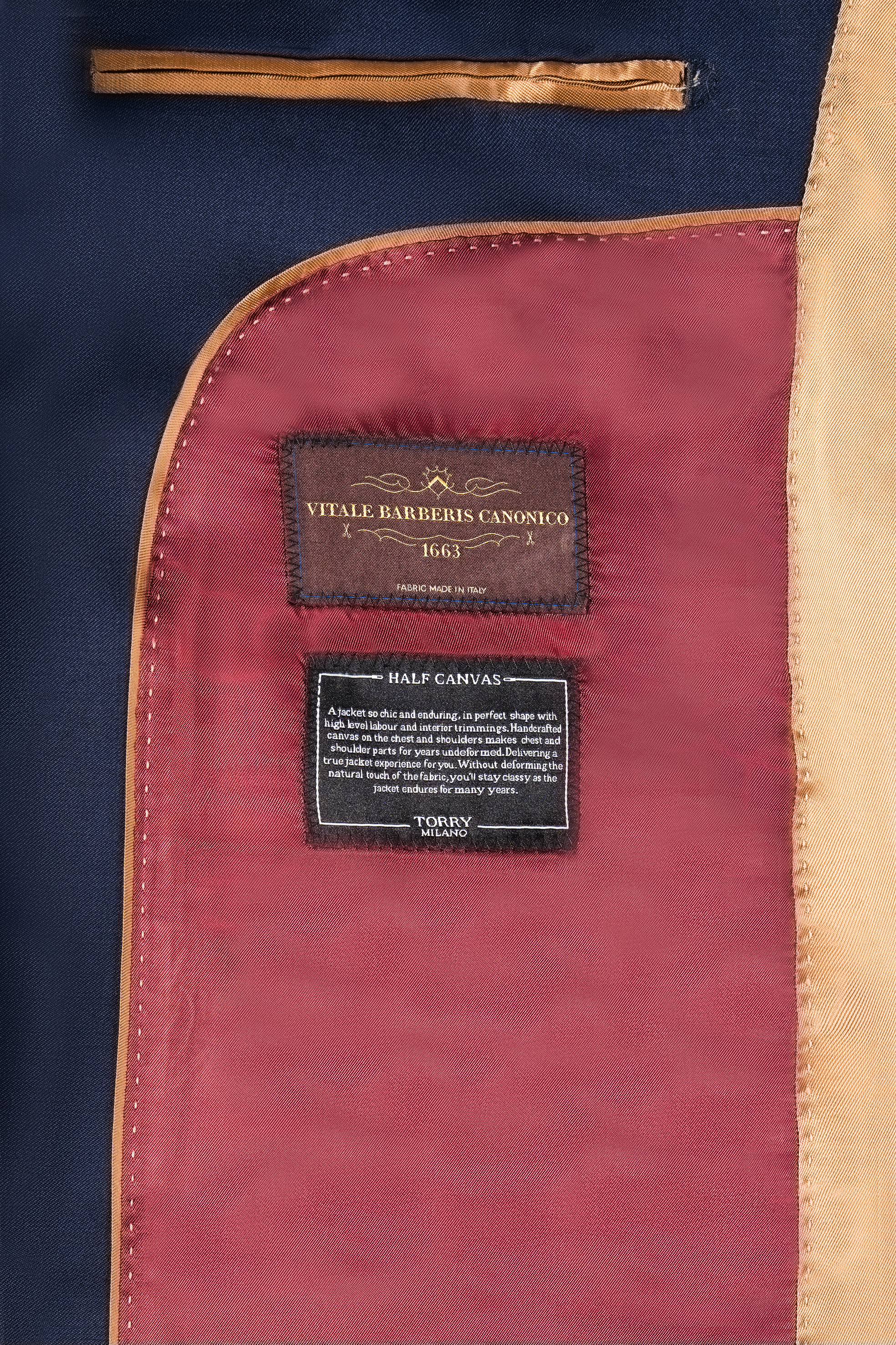 Navy Blue Ceremony Wool Suit