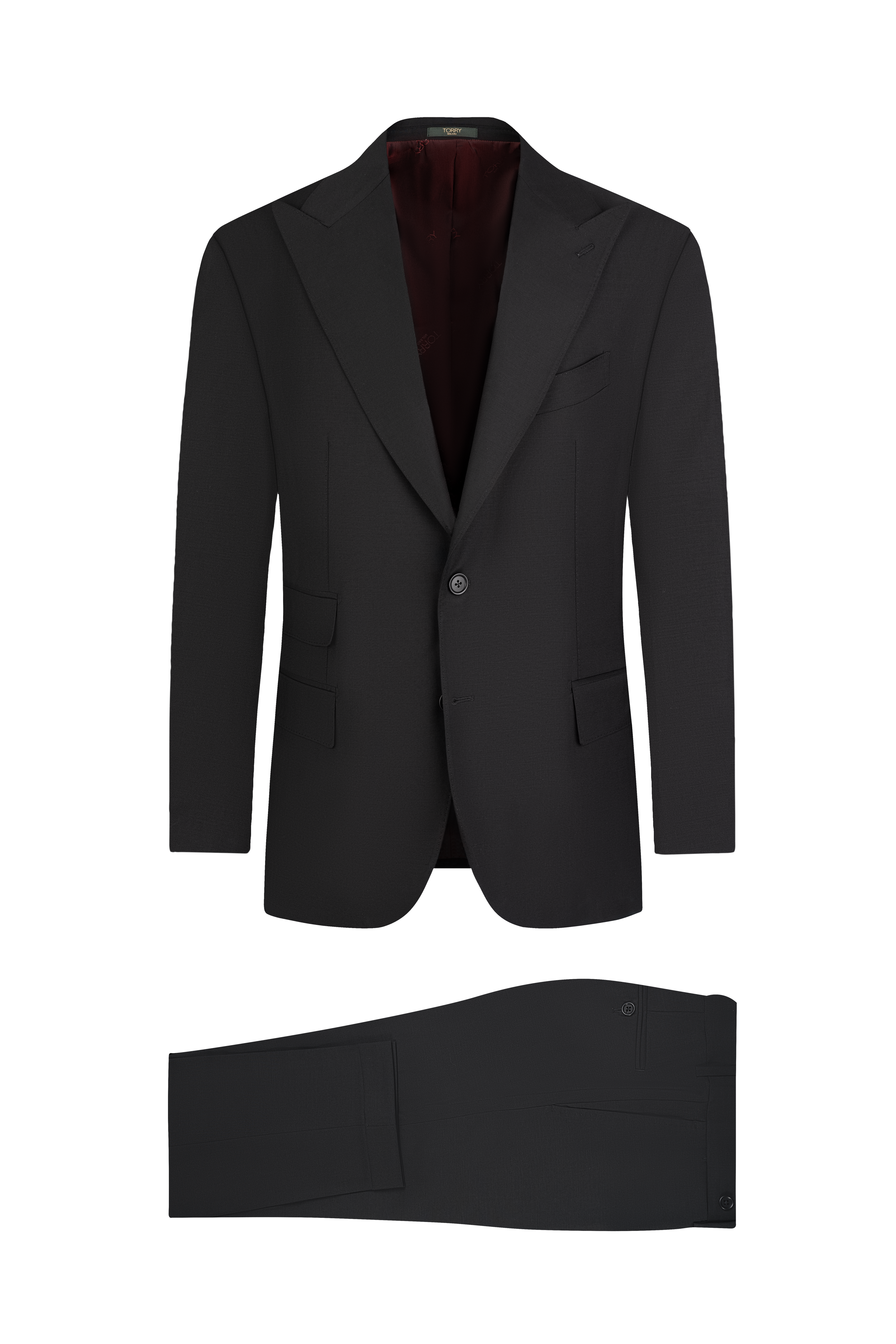 Black Wool Suit