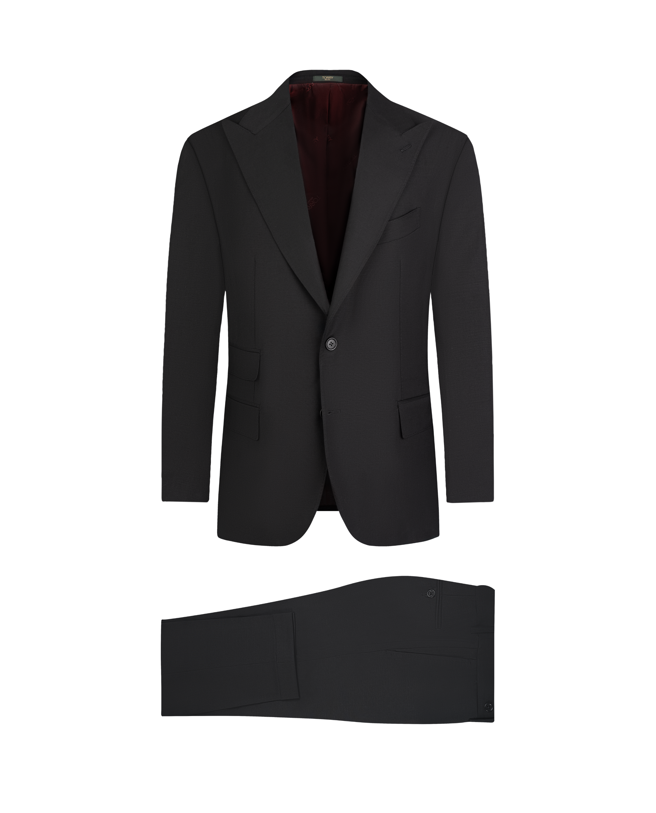 Black Wool Suit