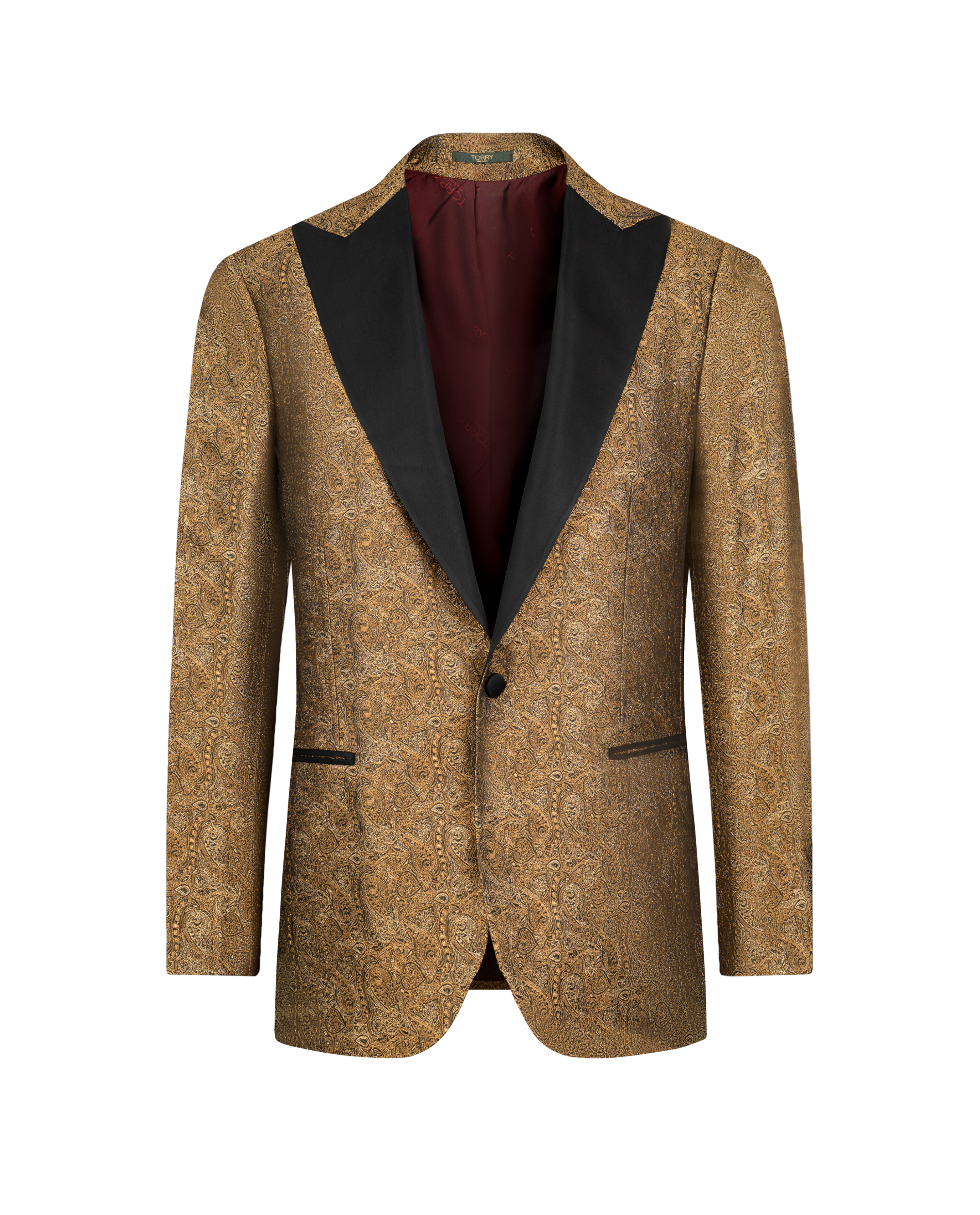 Gold Premium Jacquard Tuxedo