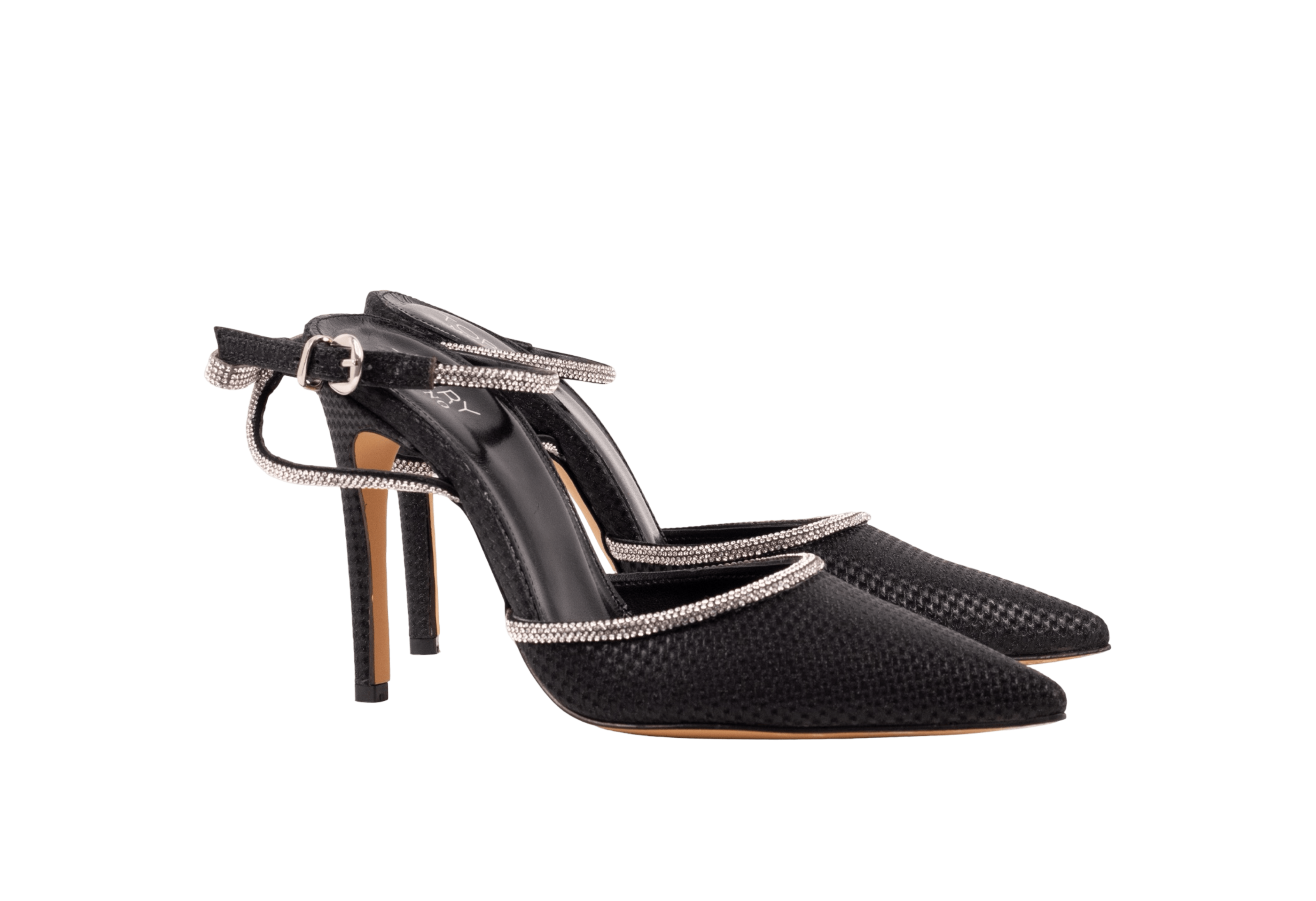 Black Premium Shine Leather Sandals