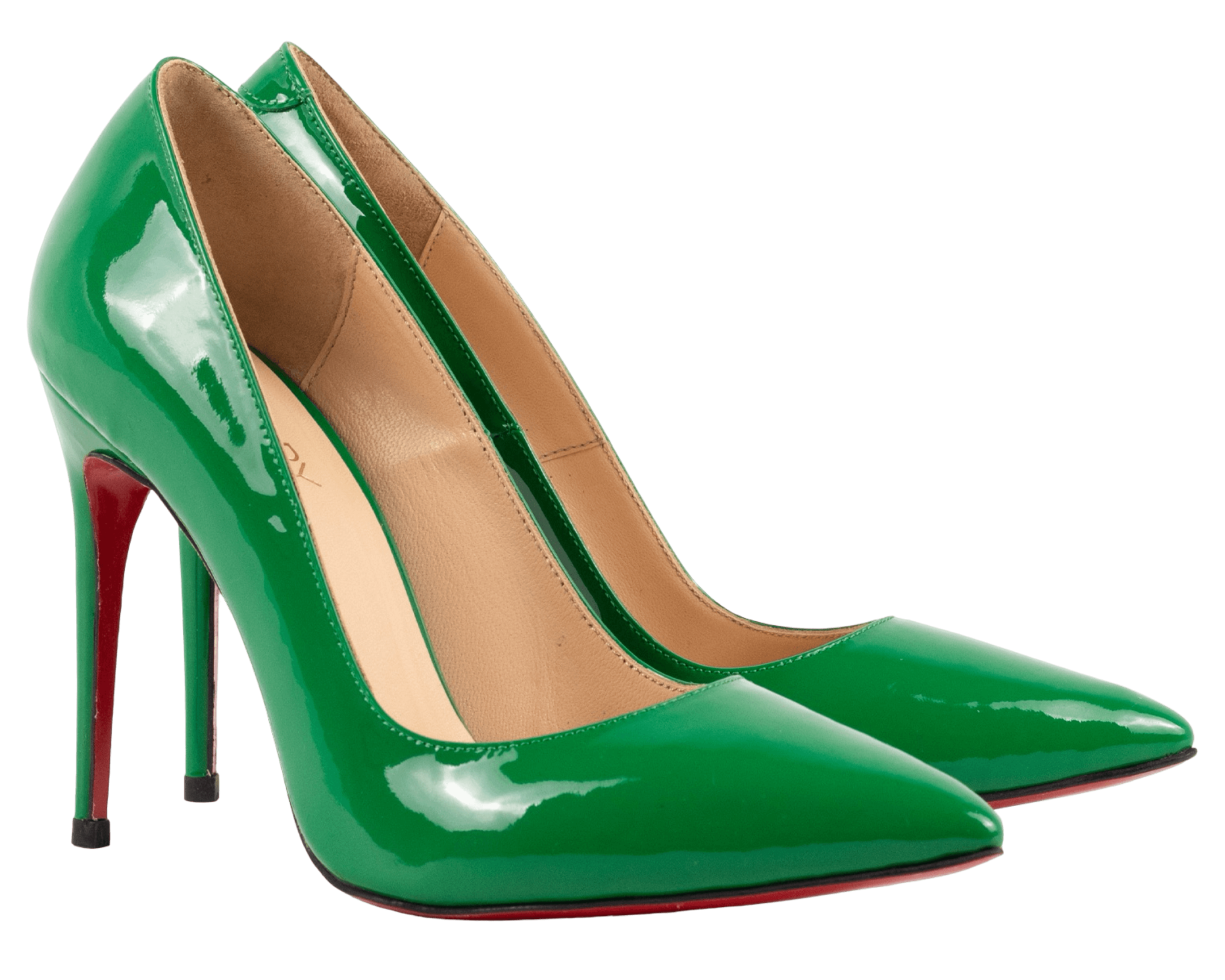 Green Patent Leather Stilettos