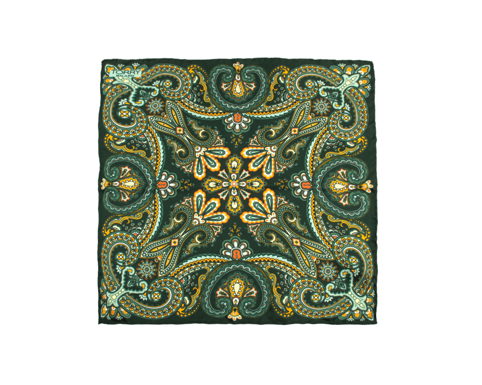 Selyem Paisley Zsebkendő