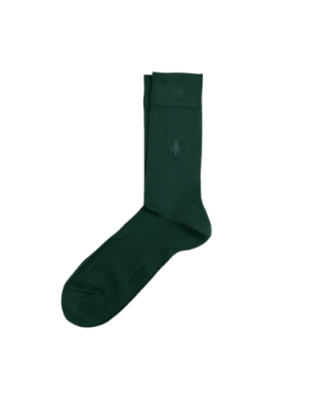 Green Mercerized Cotton Socks