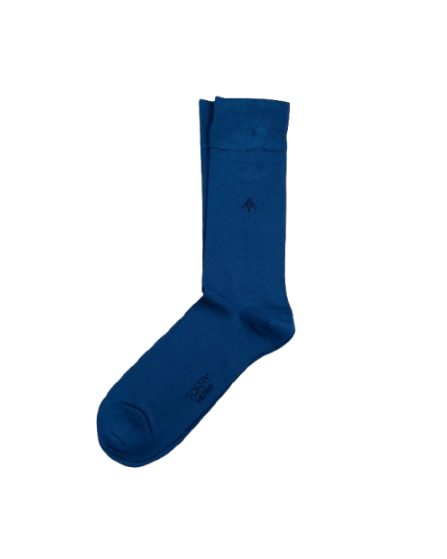 Blue Bamboo Wool Socks