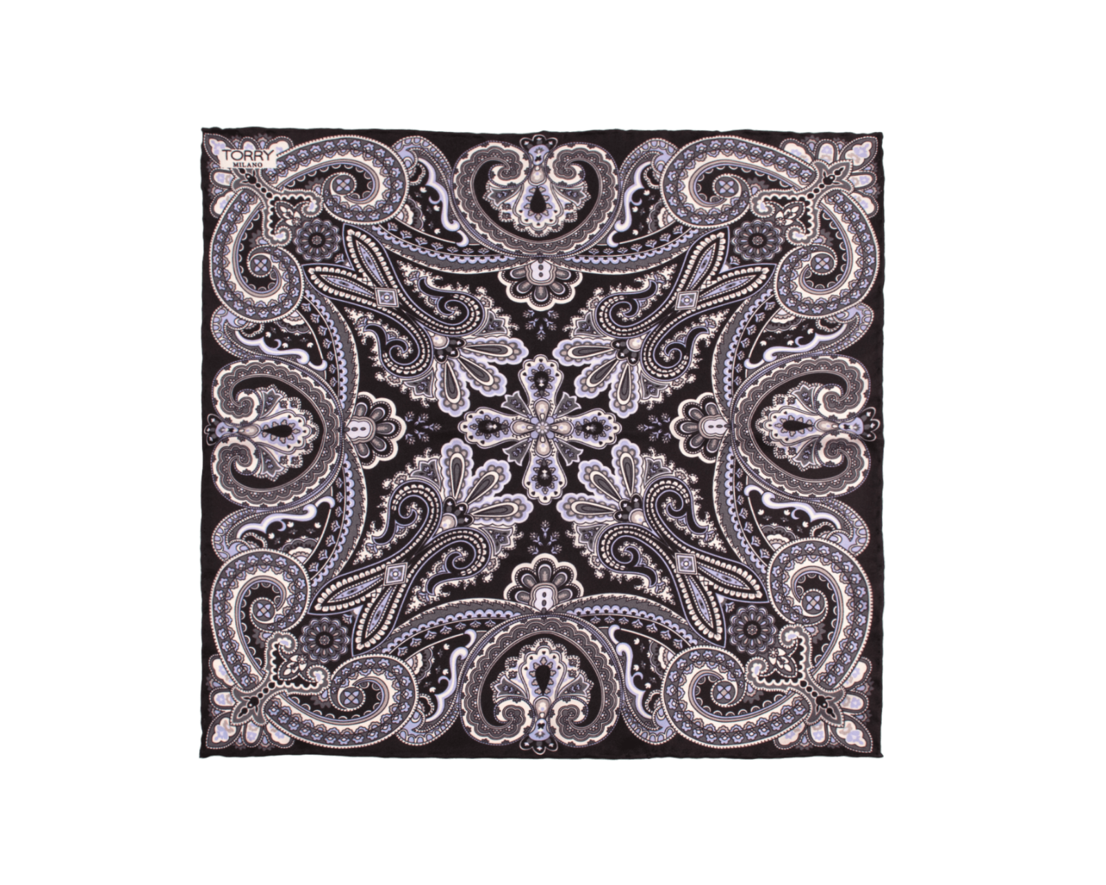 Selyem Paisley Zsebkendő