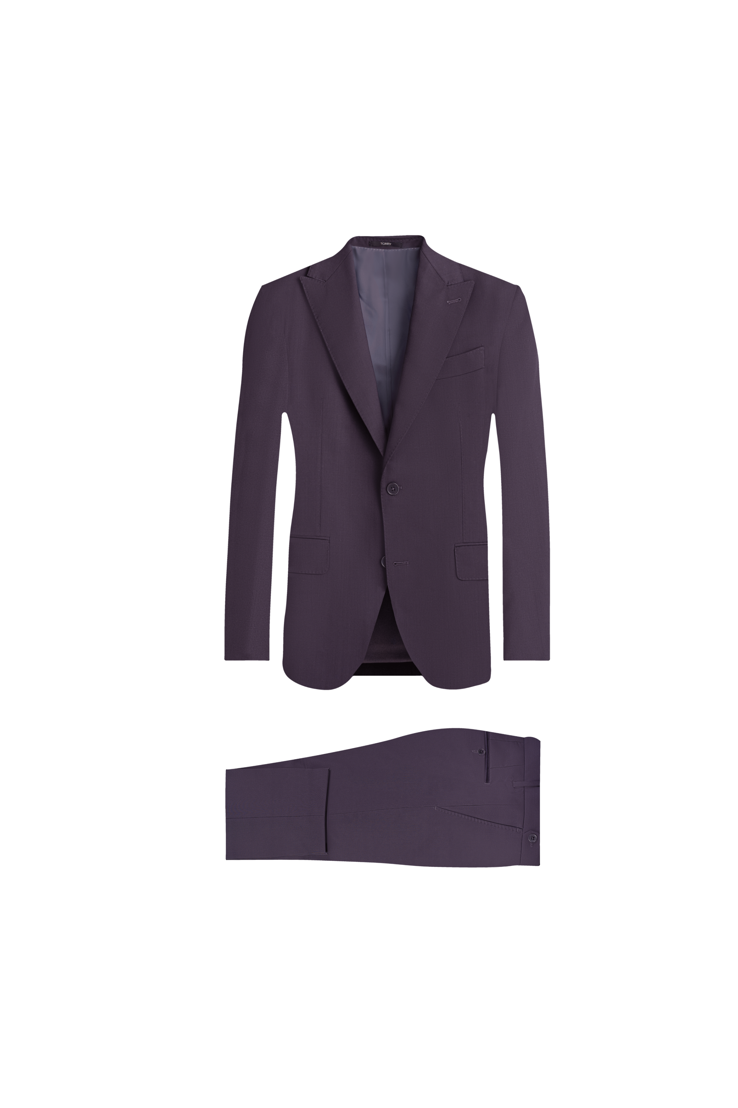 Purple Wool Suit