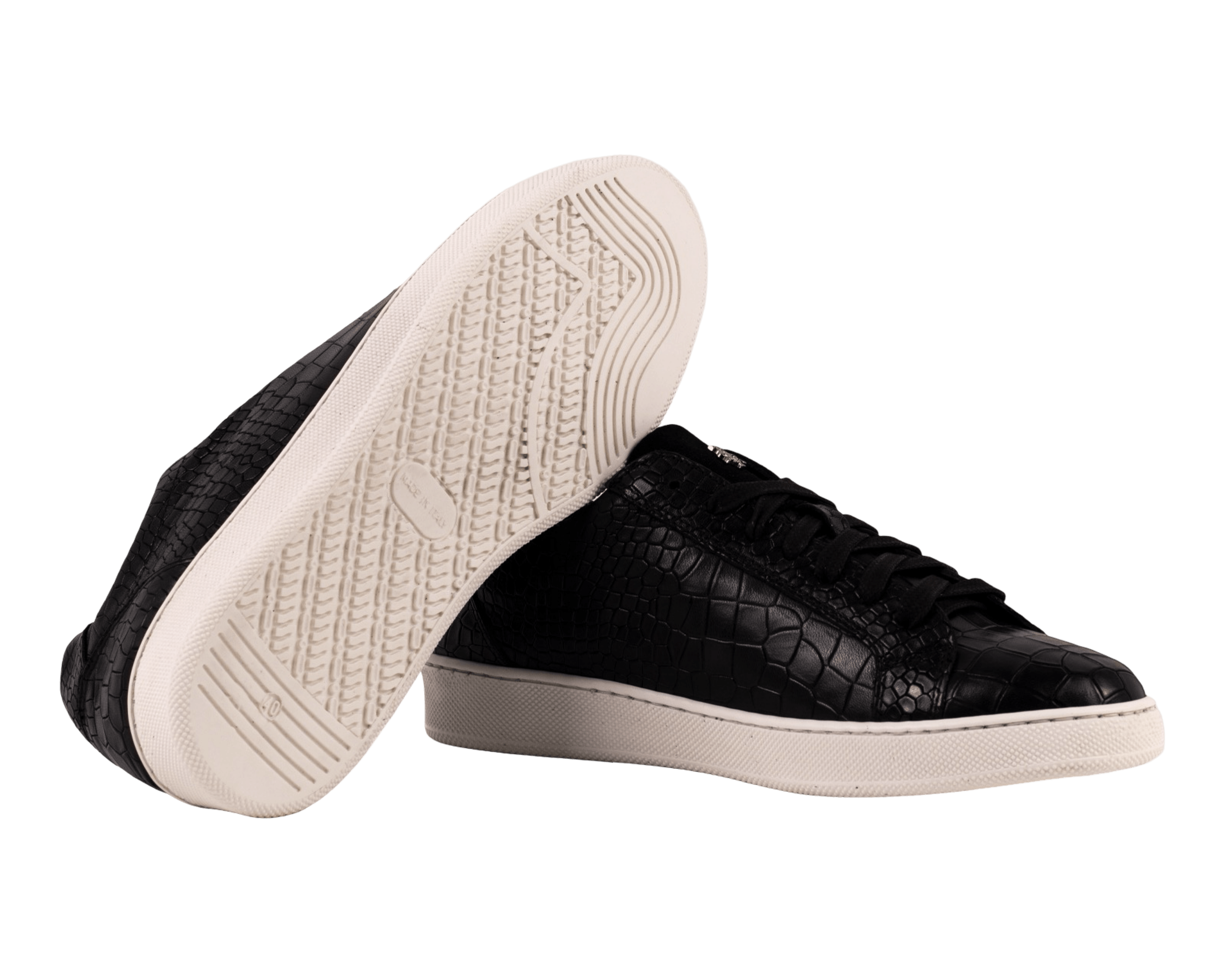Croco Print Sport Sneakers