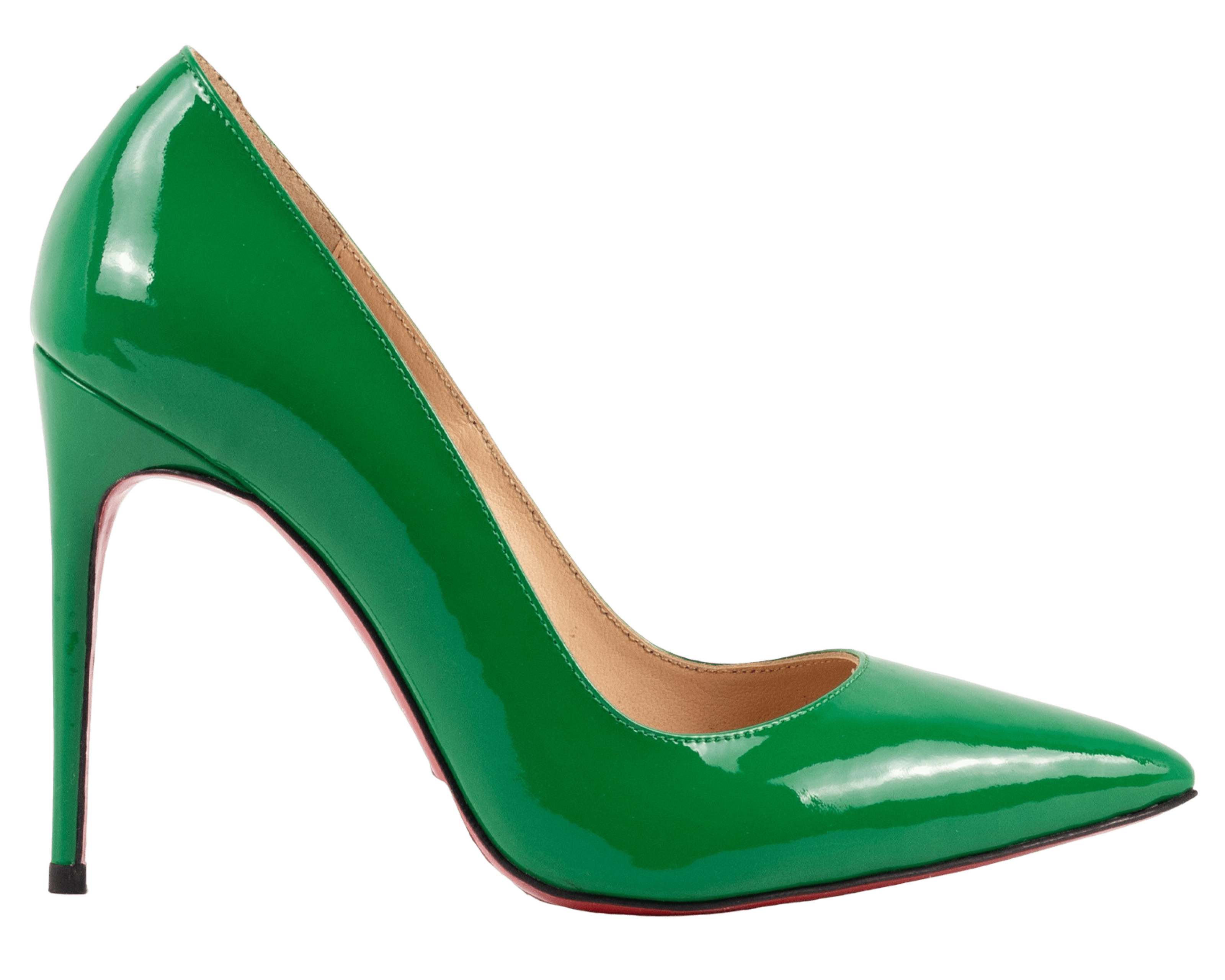 Green Patent Leather Stilettos
