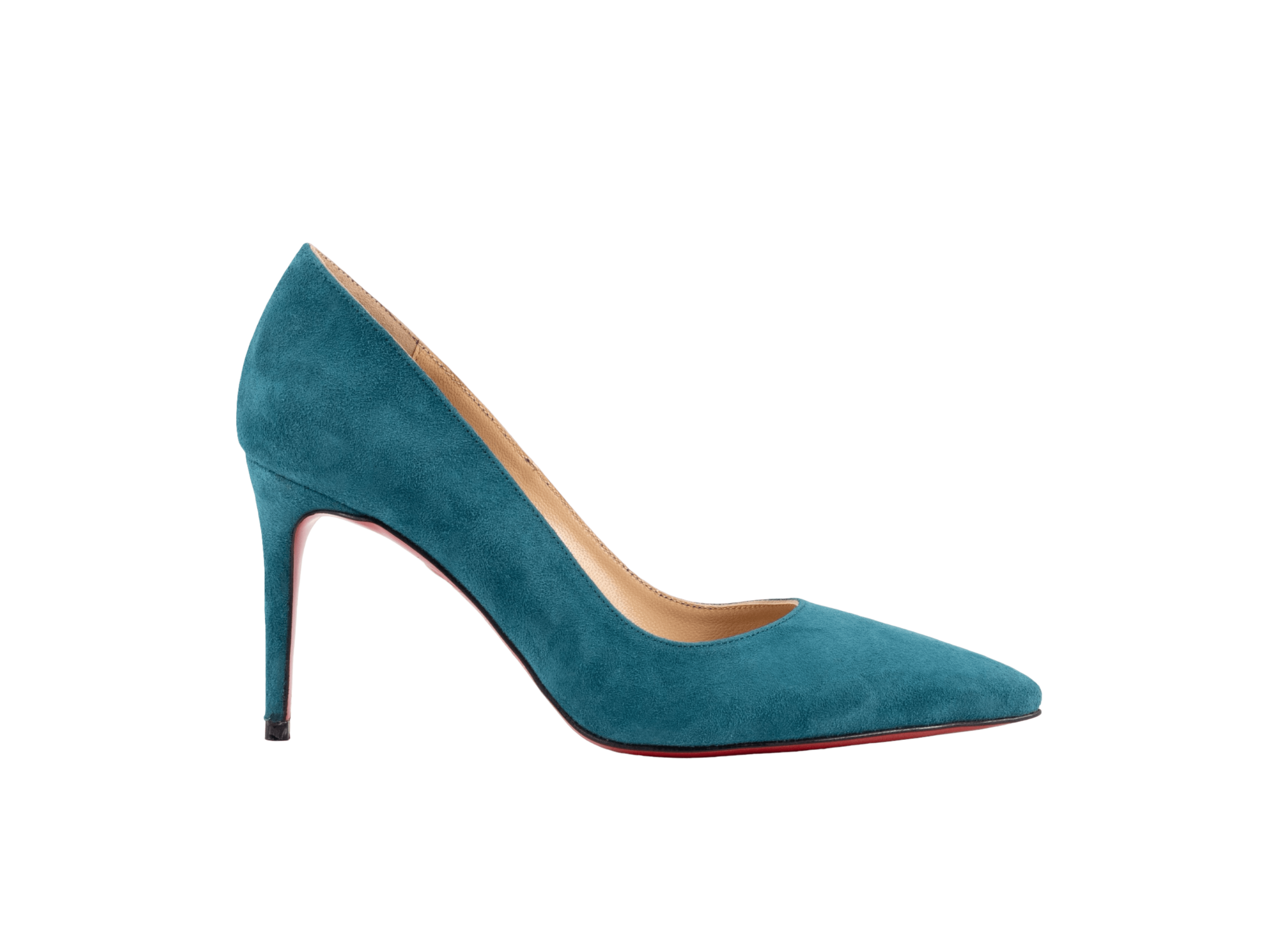 Premium Turquoise Suede Stilettos