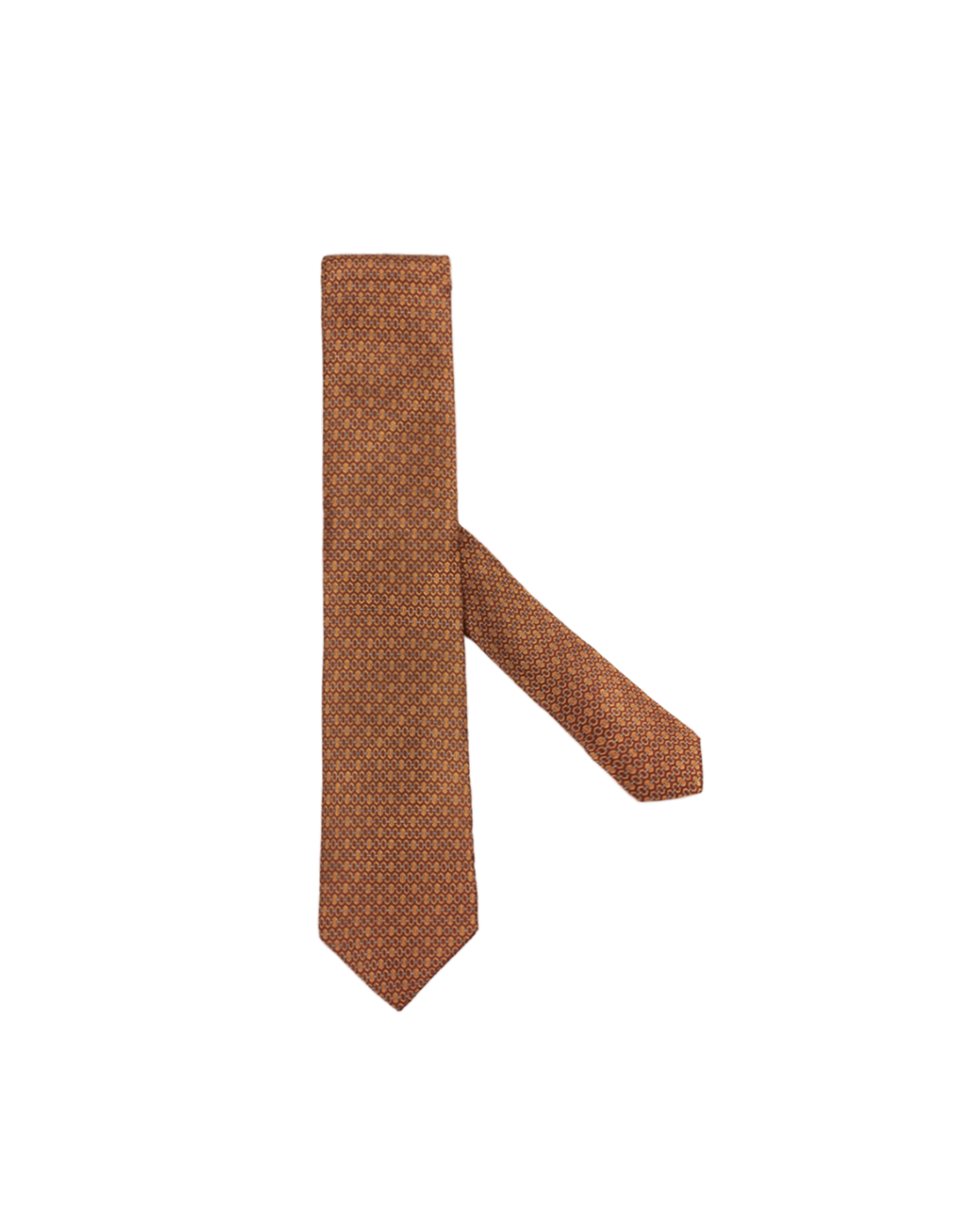 Selyem, mintás, kézzel készült nyakkendő