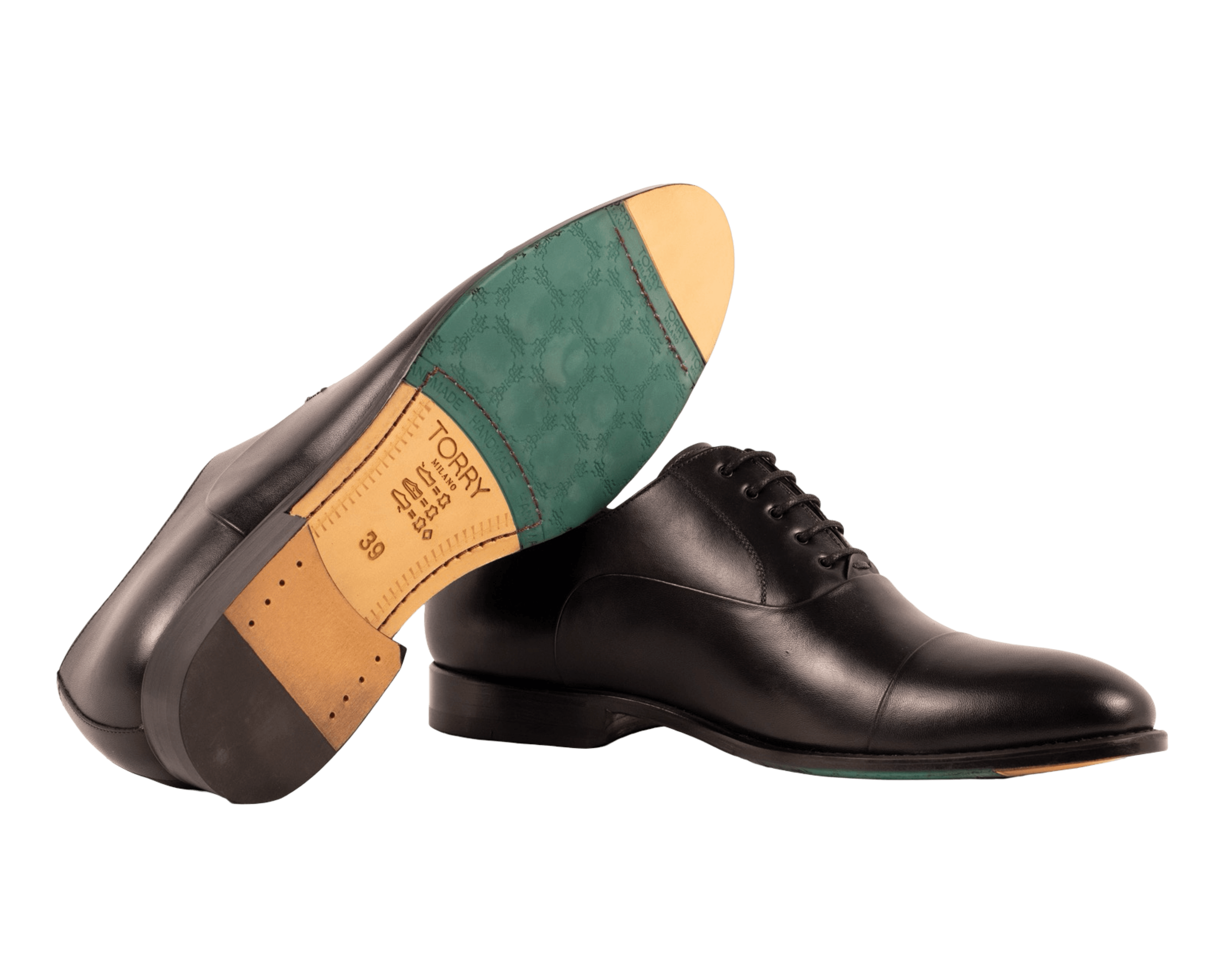 Black Oxford Leather Shoes