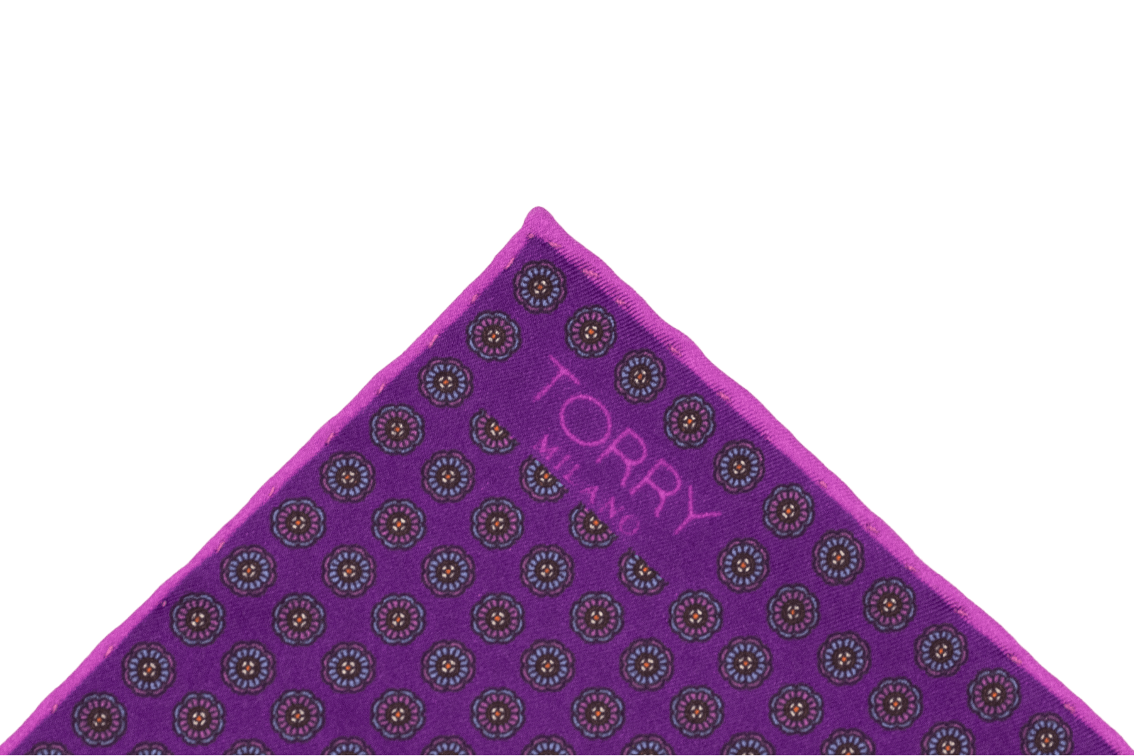 Selyem Mintás Díszzsebkendő