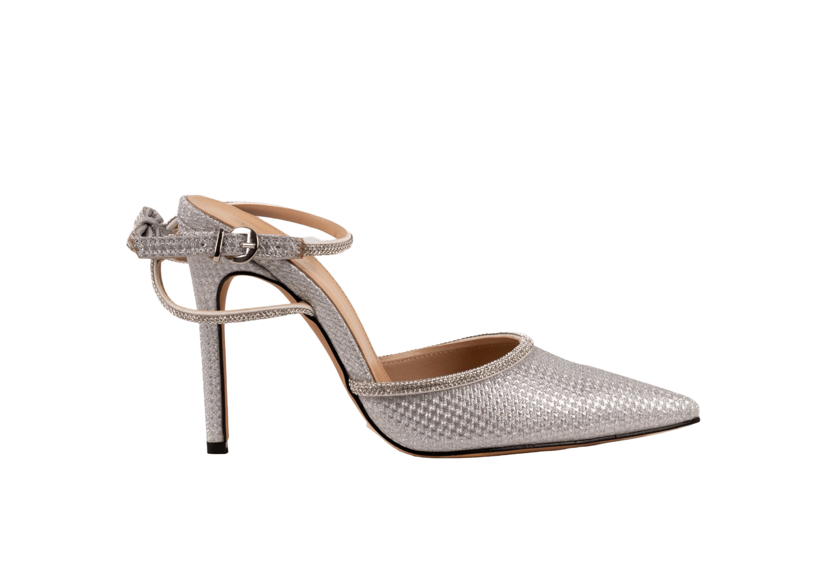 Silver Premium Shine Leather Sandals