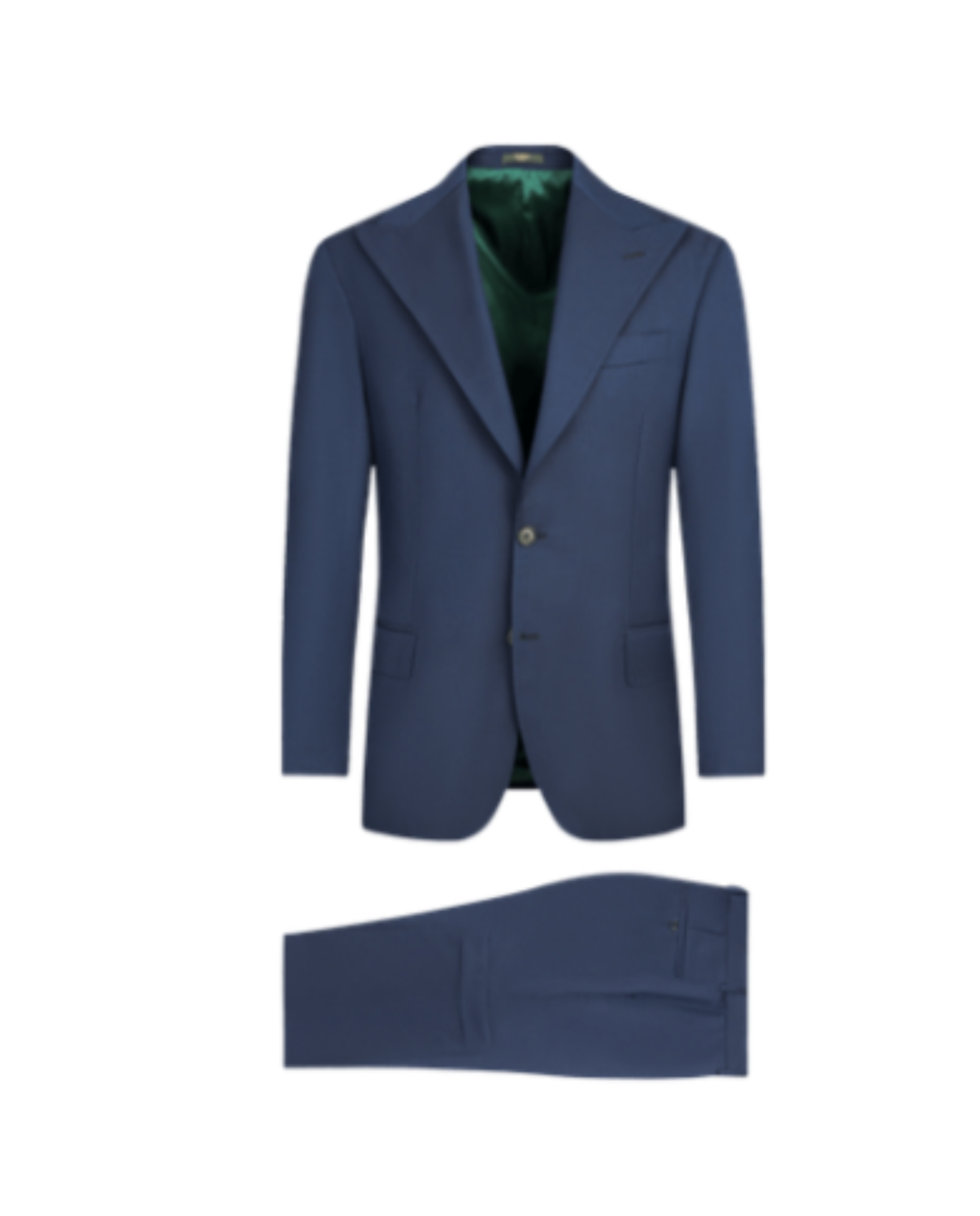 Blue Wool Suit