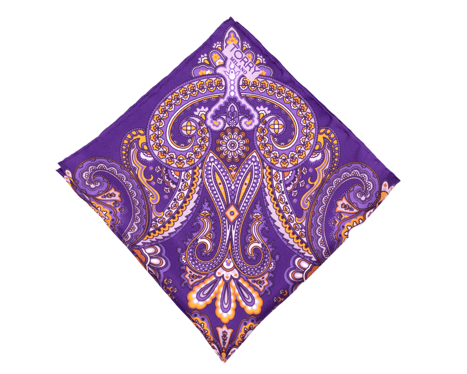 Silk Paisley Pocket Square