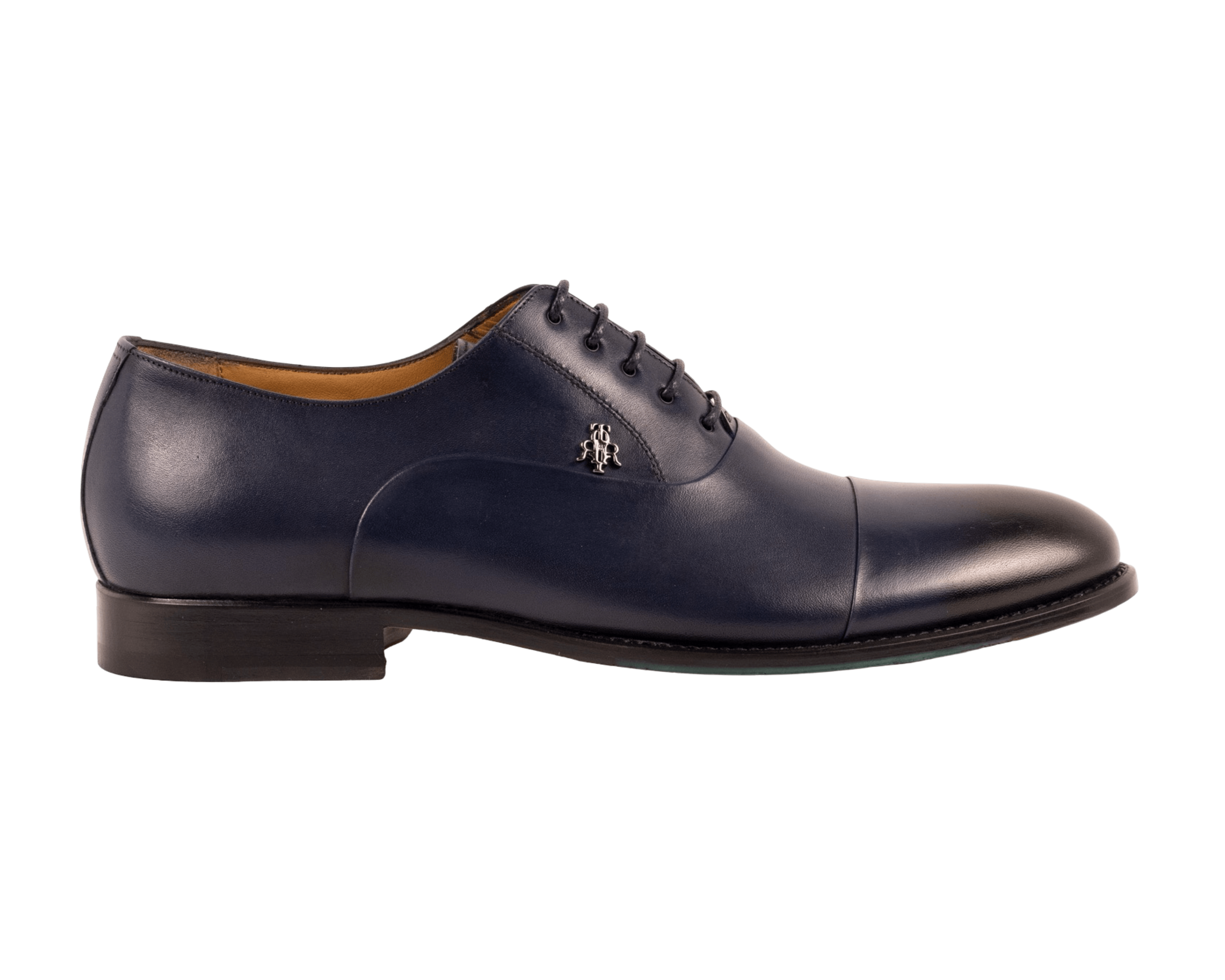 Pantofi Oxford din piele bleumarin