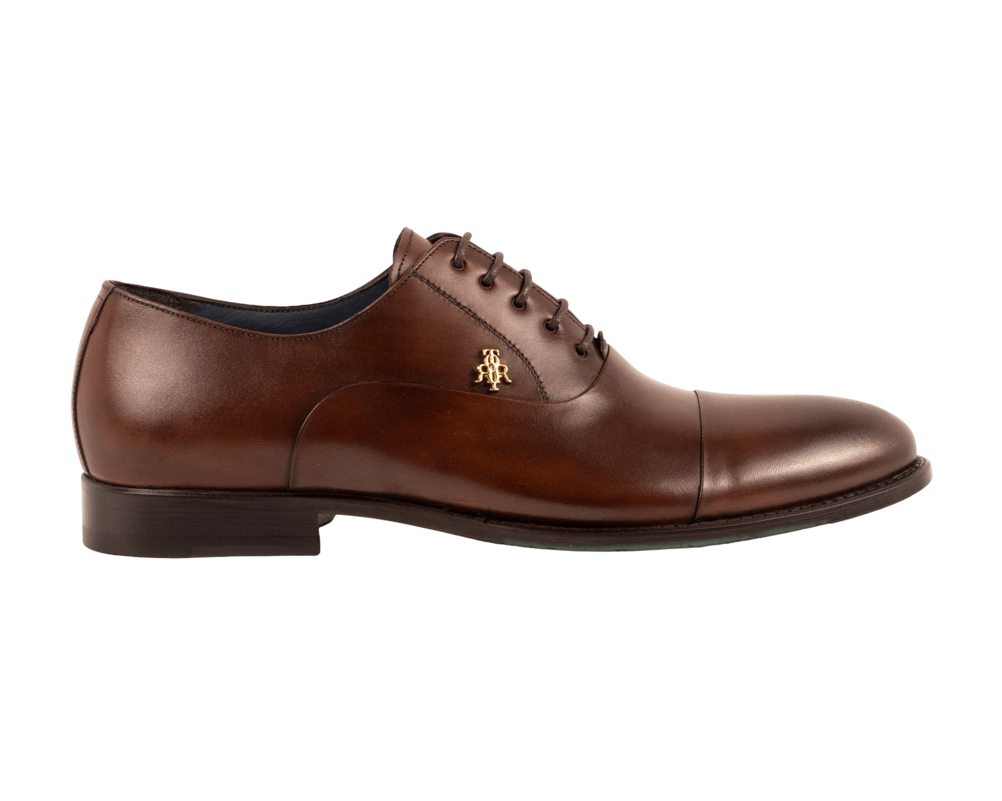 Pantofi Oxford din piele maro