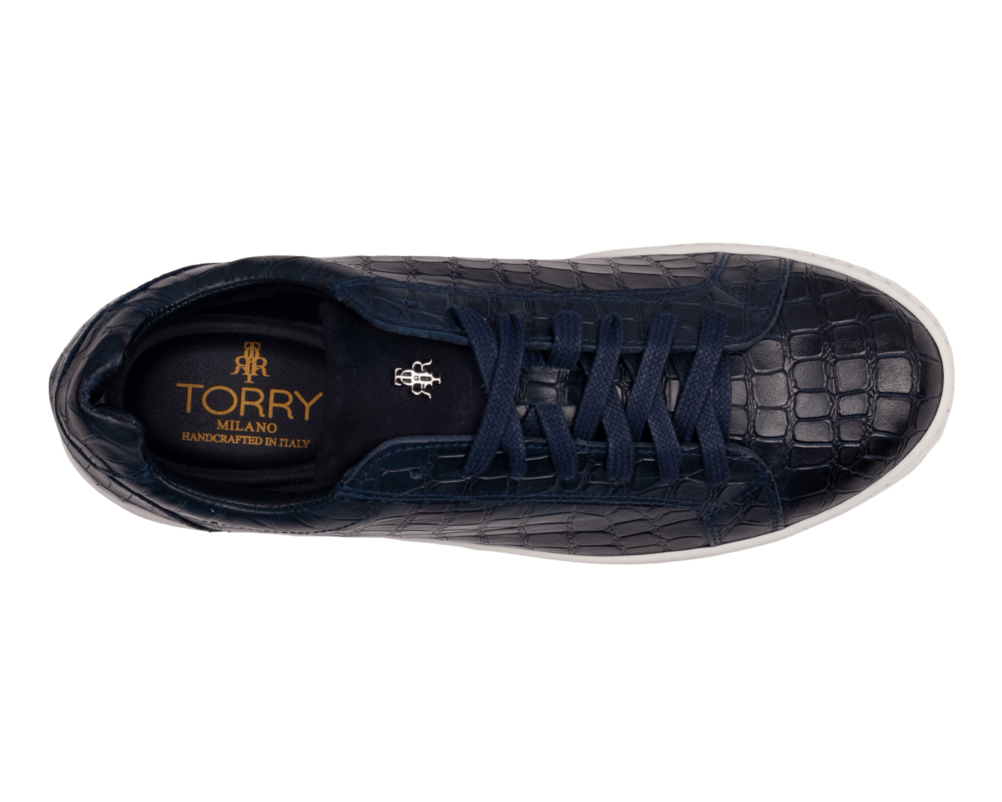 Croco Print Sport Sneakers