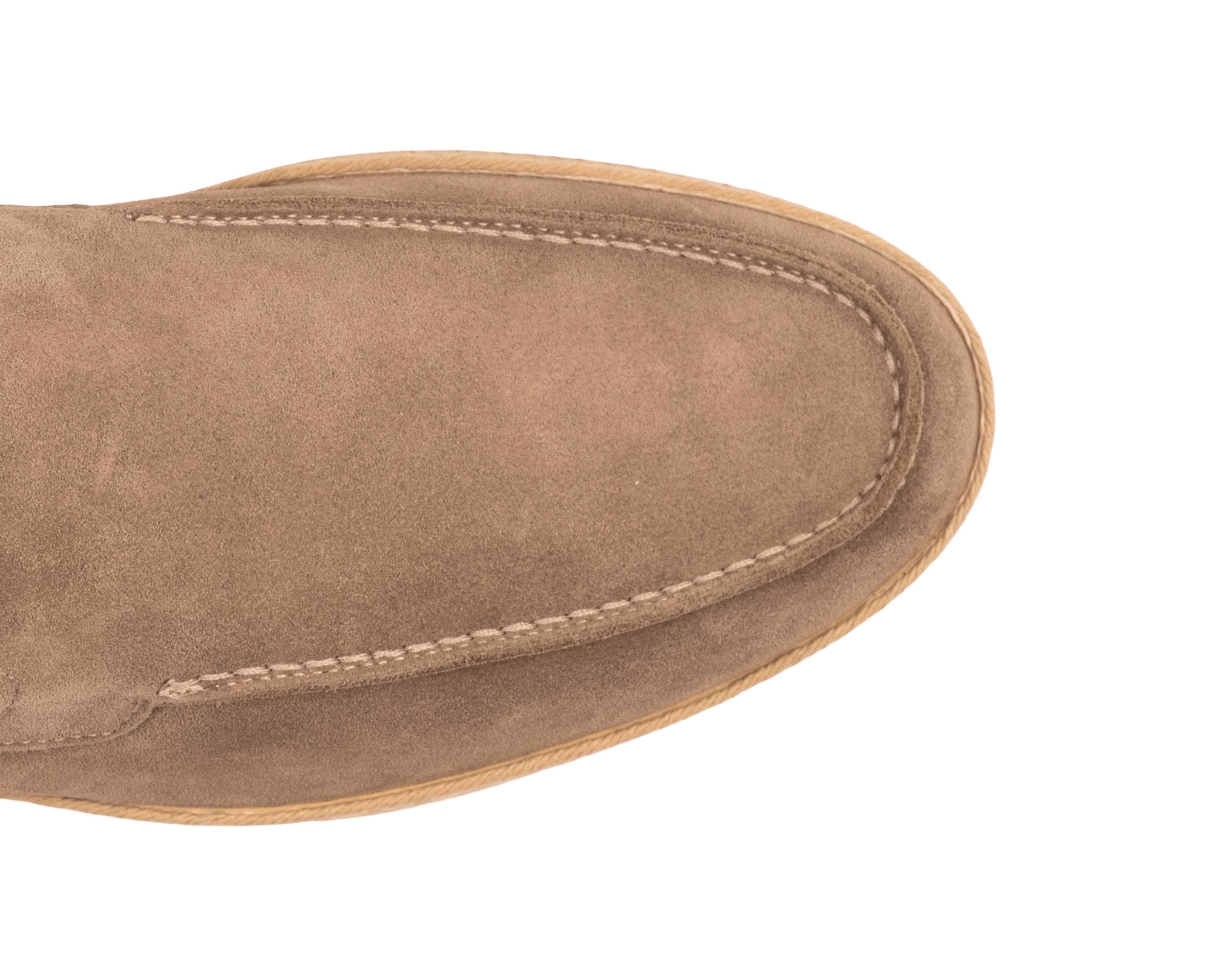 Beige Leather Loafers