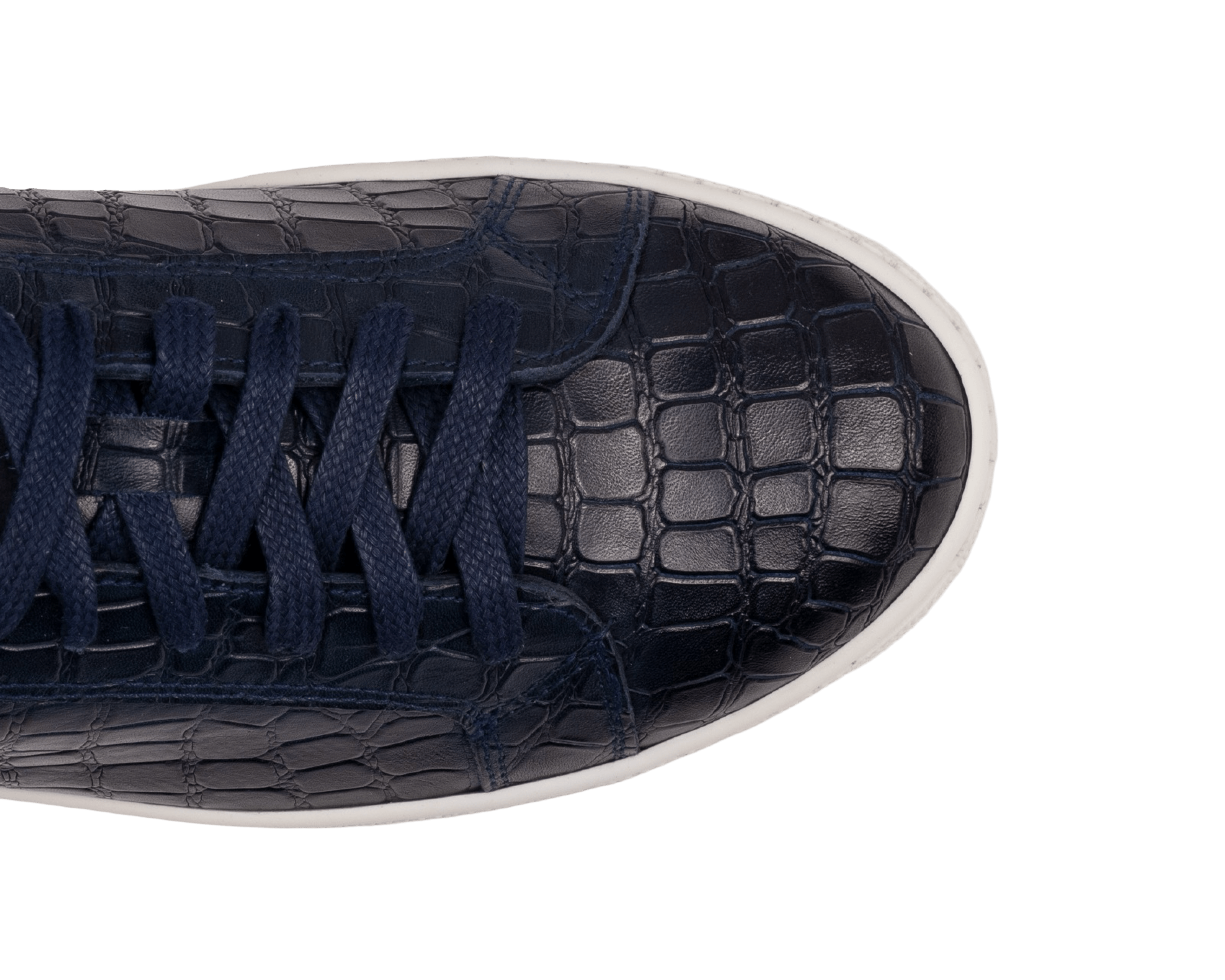 Croco Print Sport Sneakers