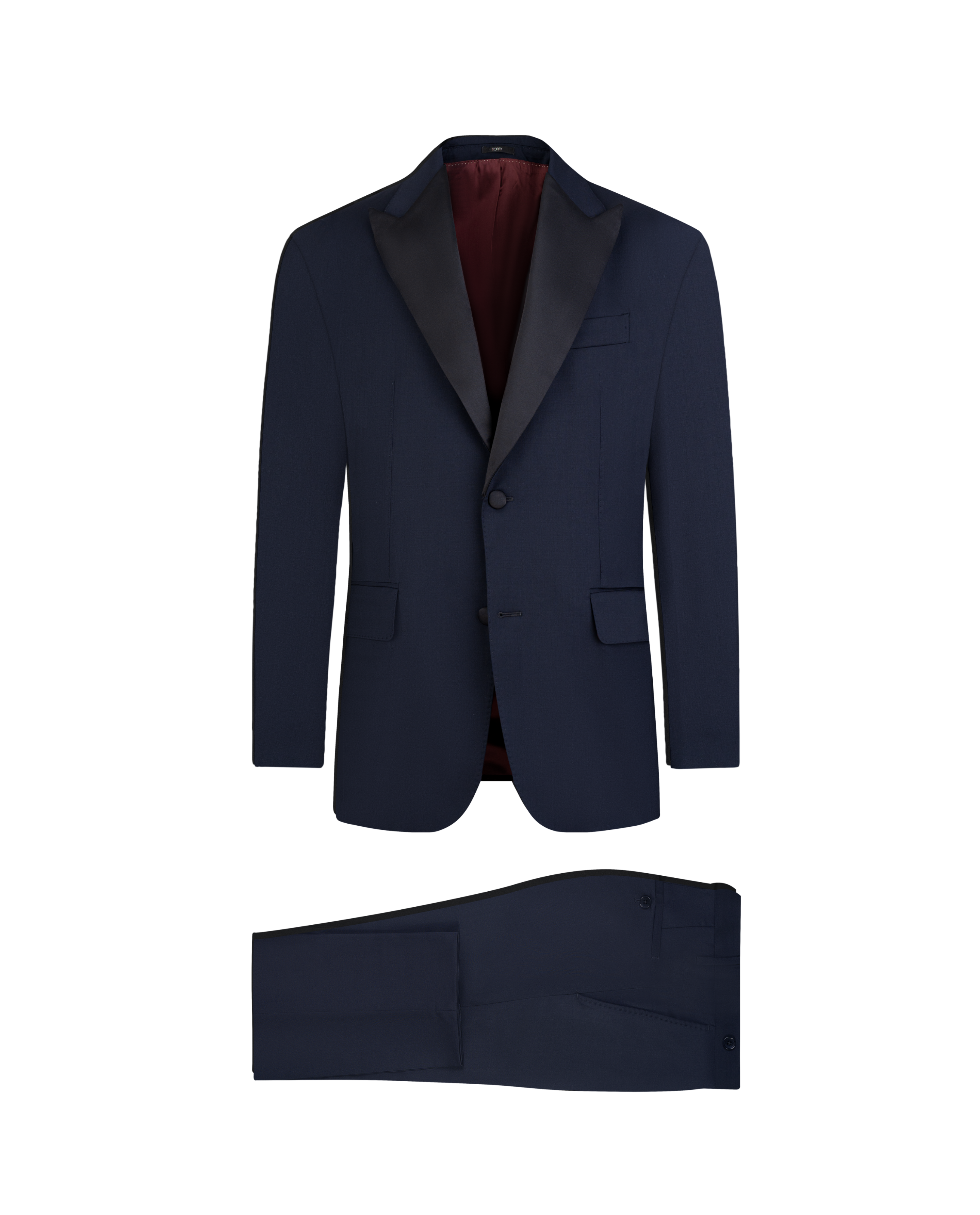 Navy Blue Ceremony Wool Tuxedo