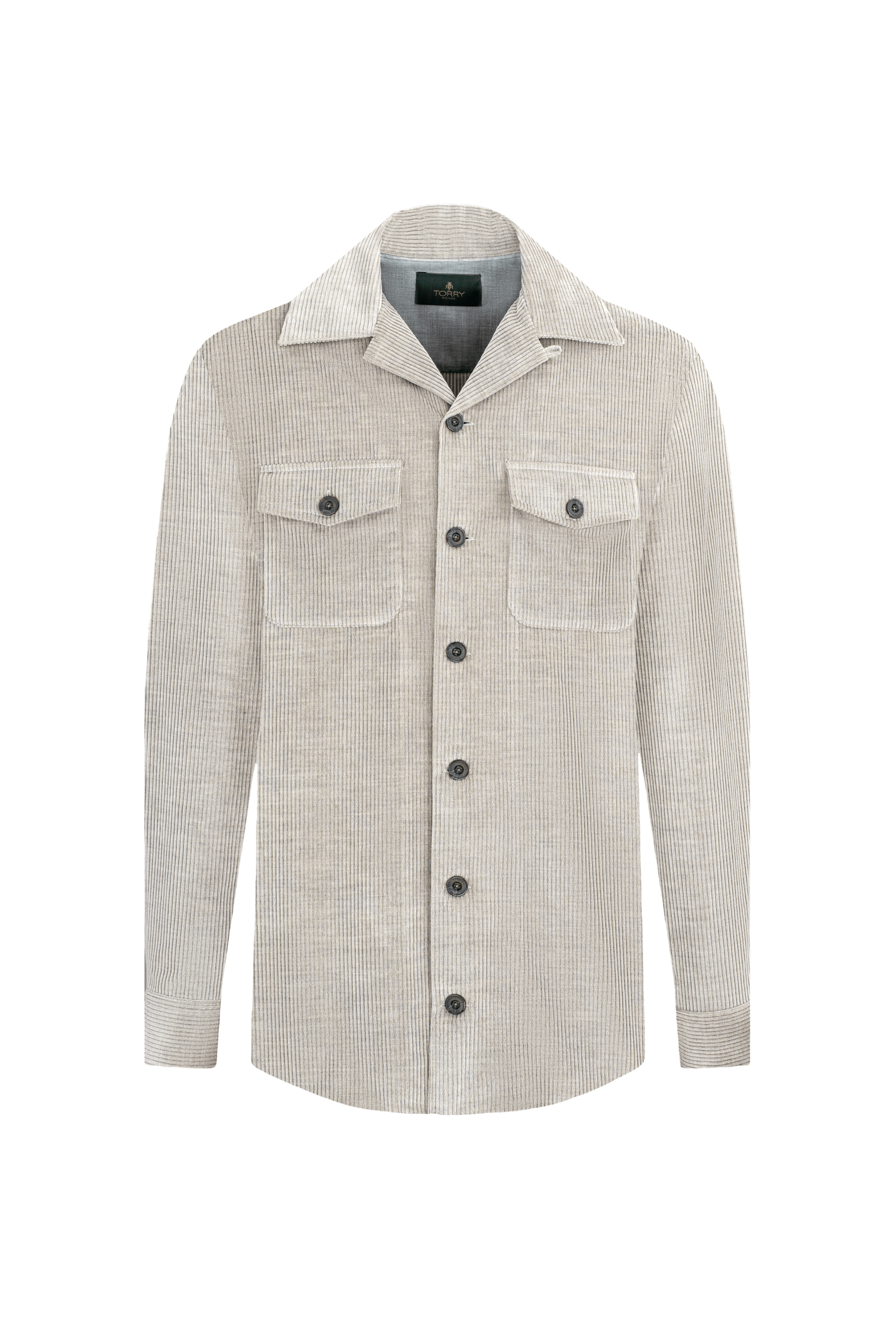 Grey Premium Corduroy Overshirt