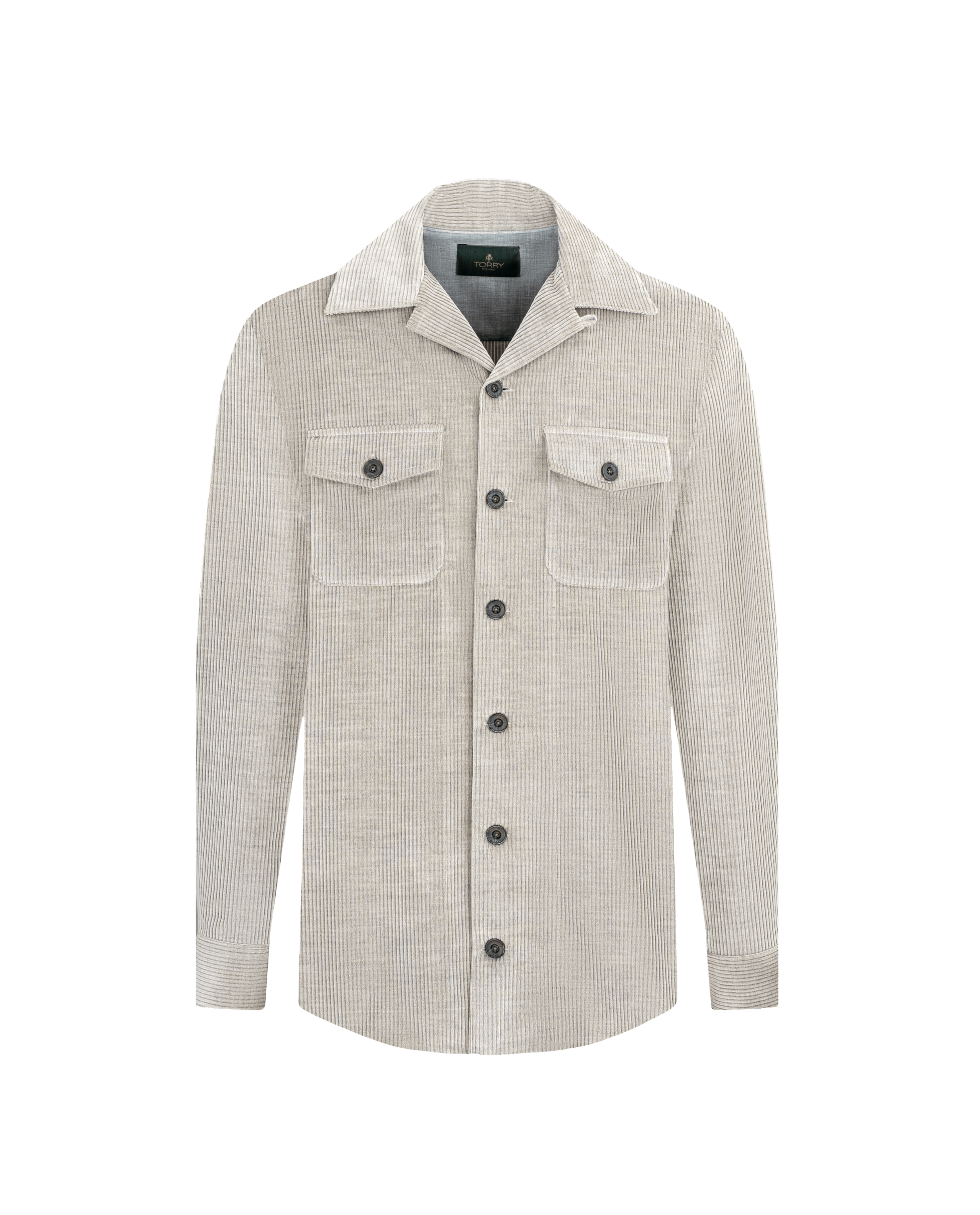 Grey Premium Corduroy Overshirt