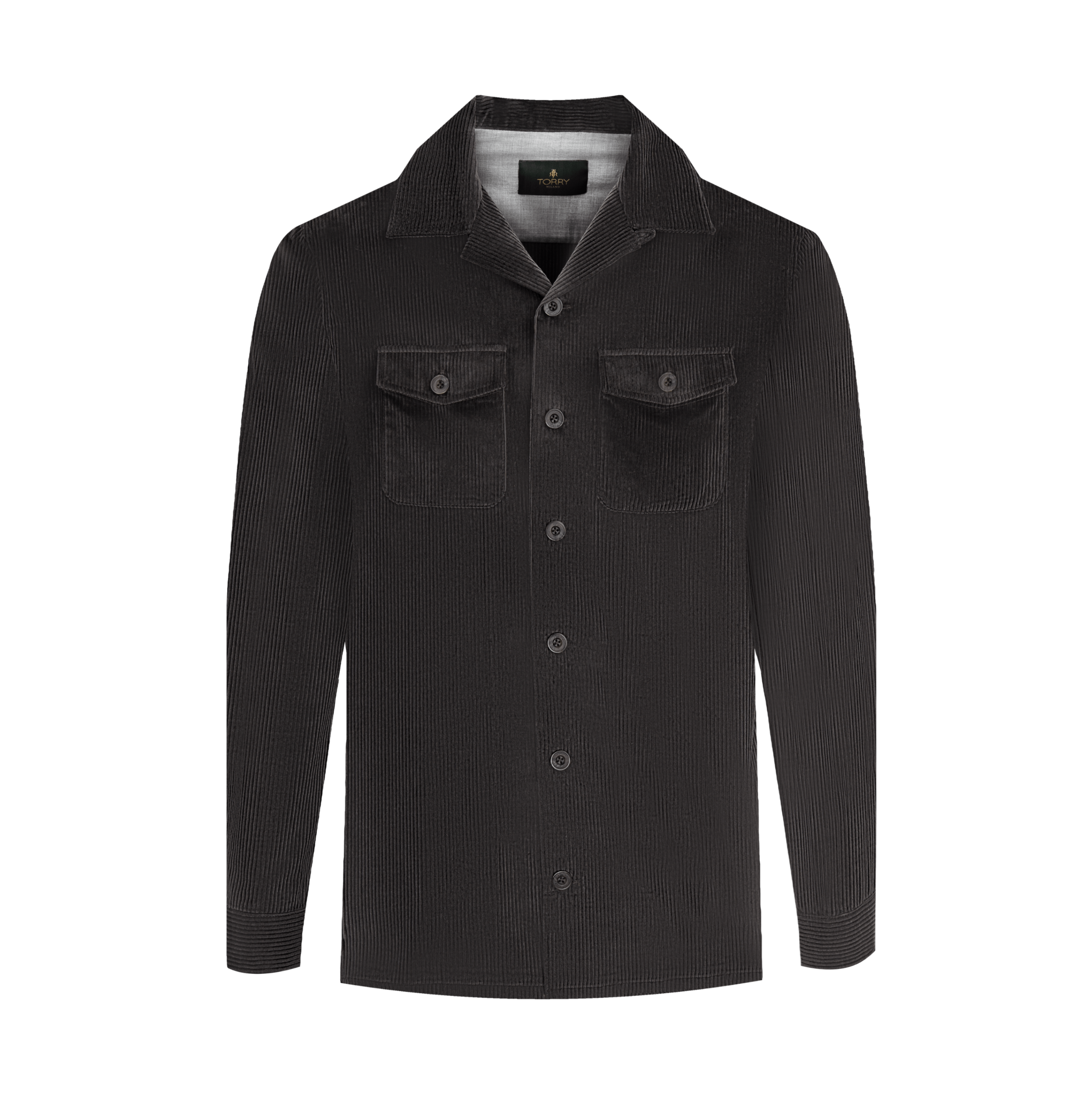 Anthracite Premium Corduroy Overshirt