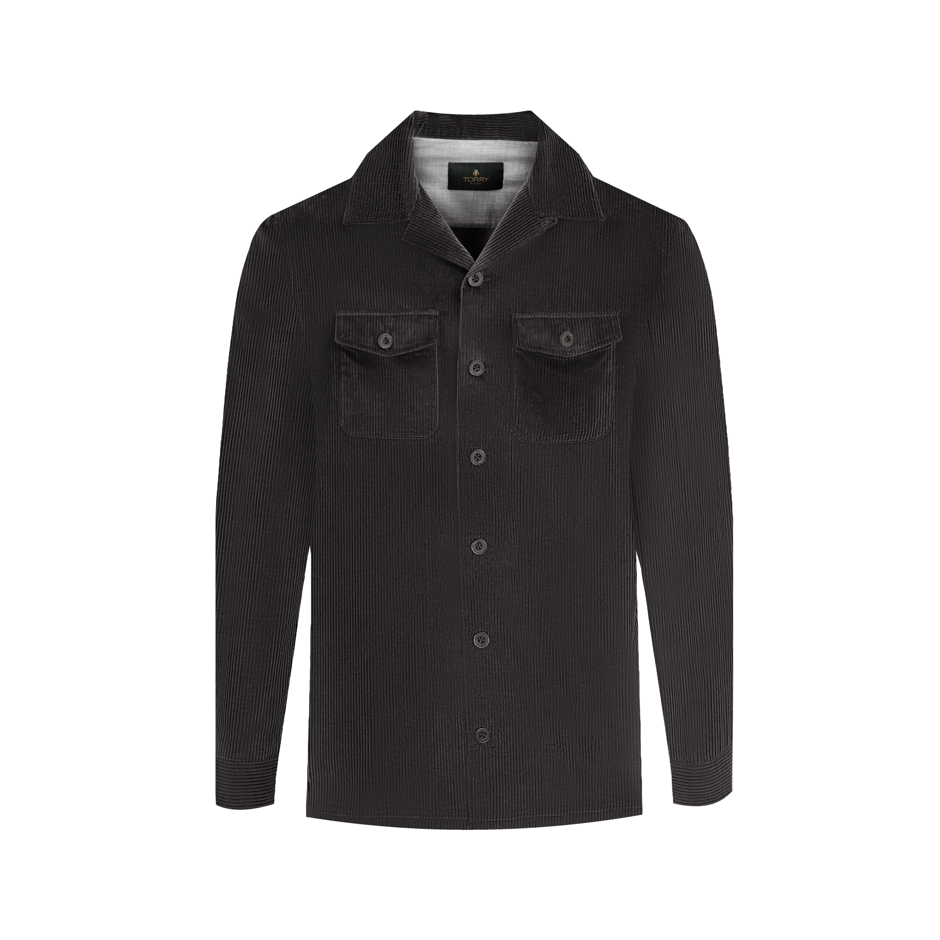 Anthracite Premium Corduroy Overshirt