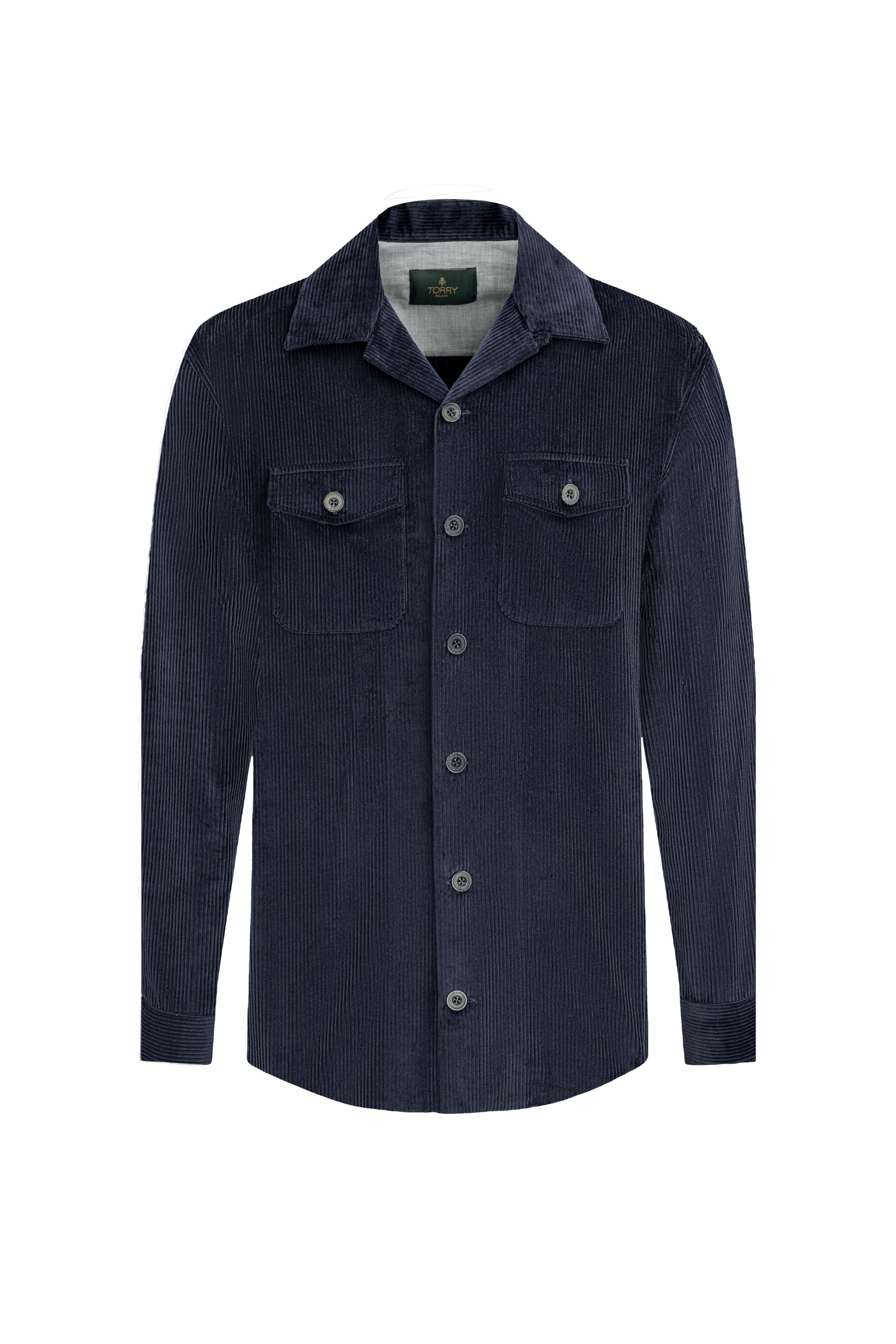 Navy Blue Premium Corduroy Overshirt