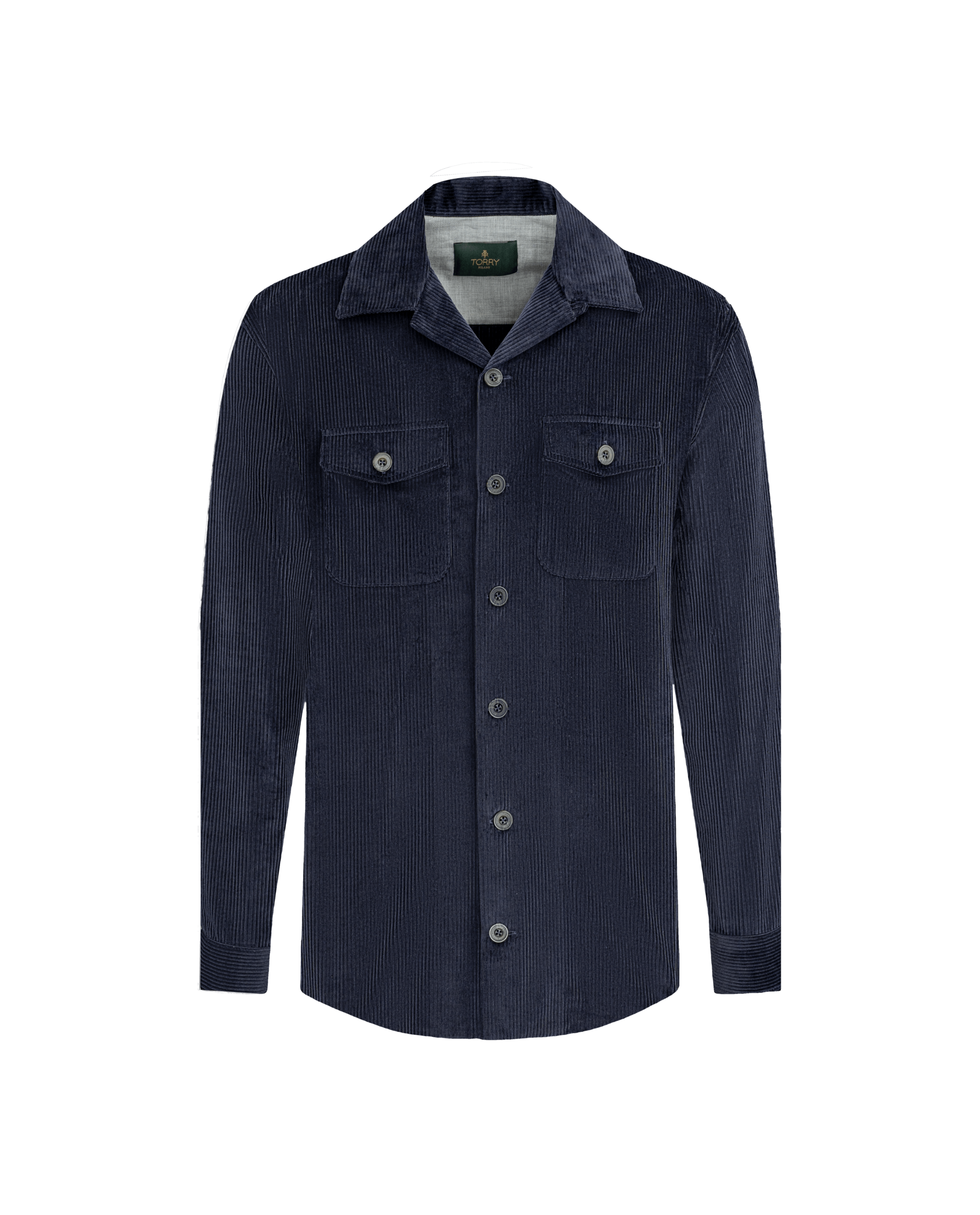 Navy Blue Premium Corduroy Overshirt