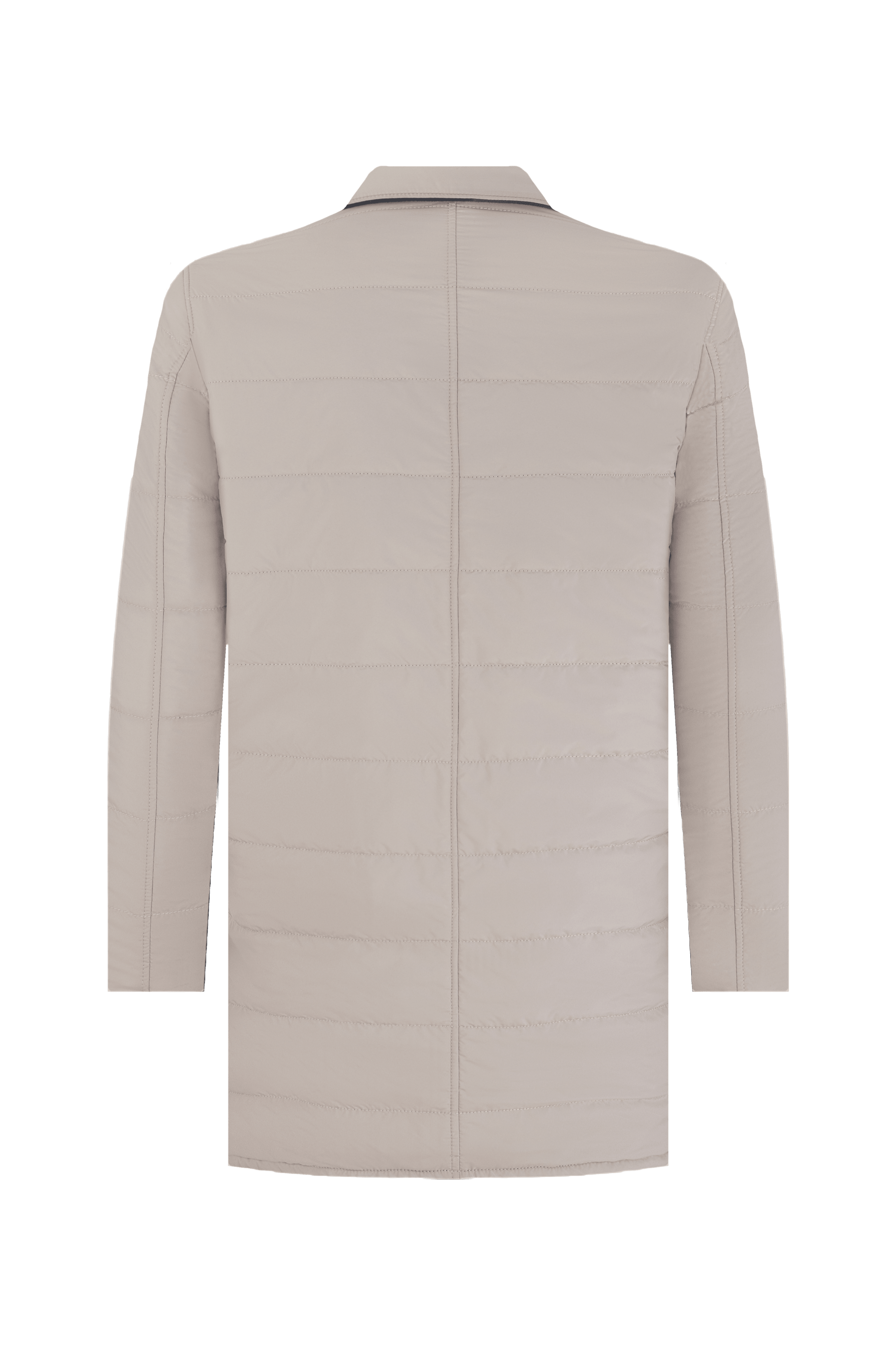 Double-Face Luxury Coat - Navy Blue & Beige