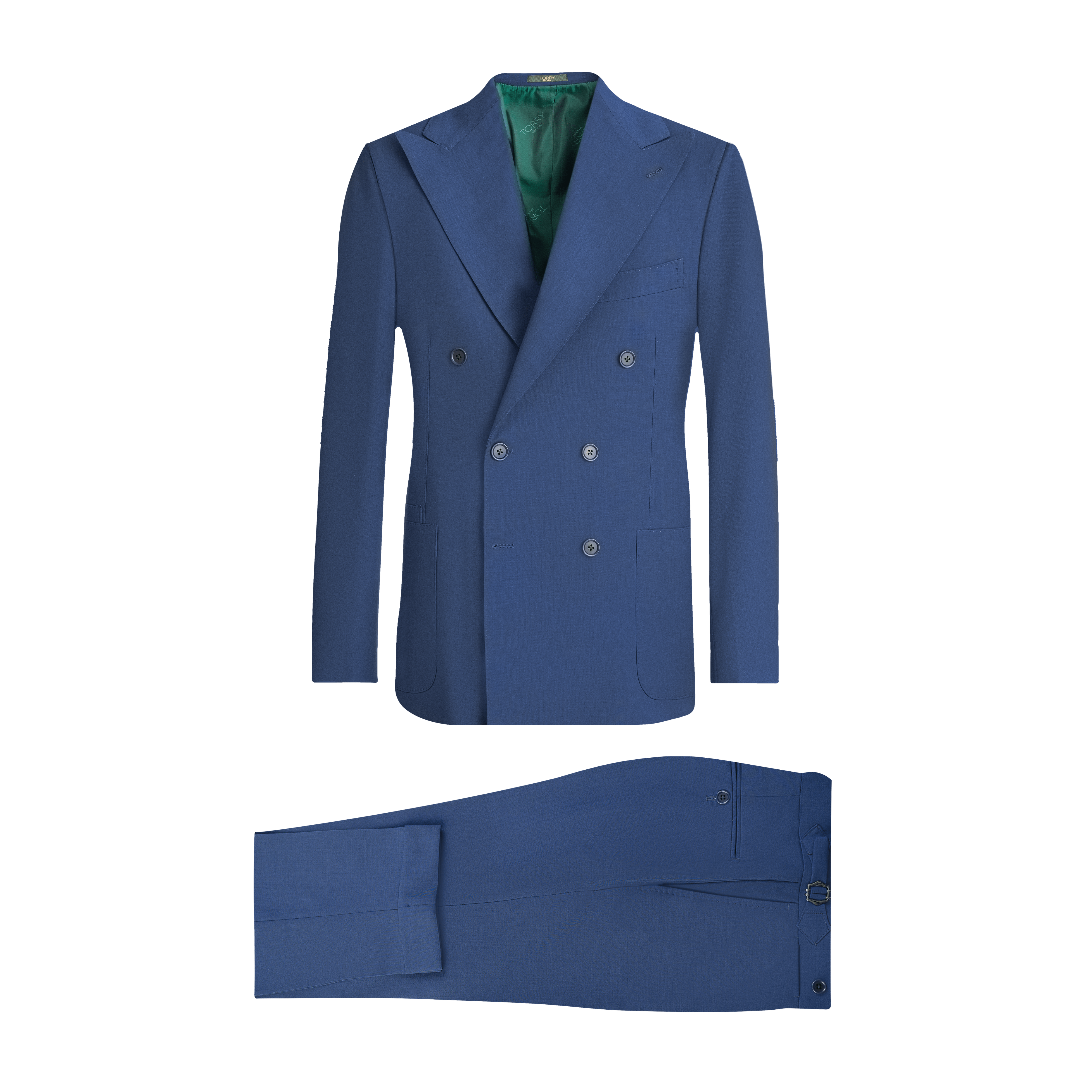 Navy Blue Double Breasted Suit