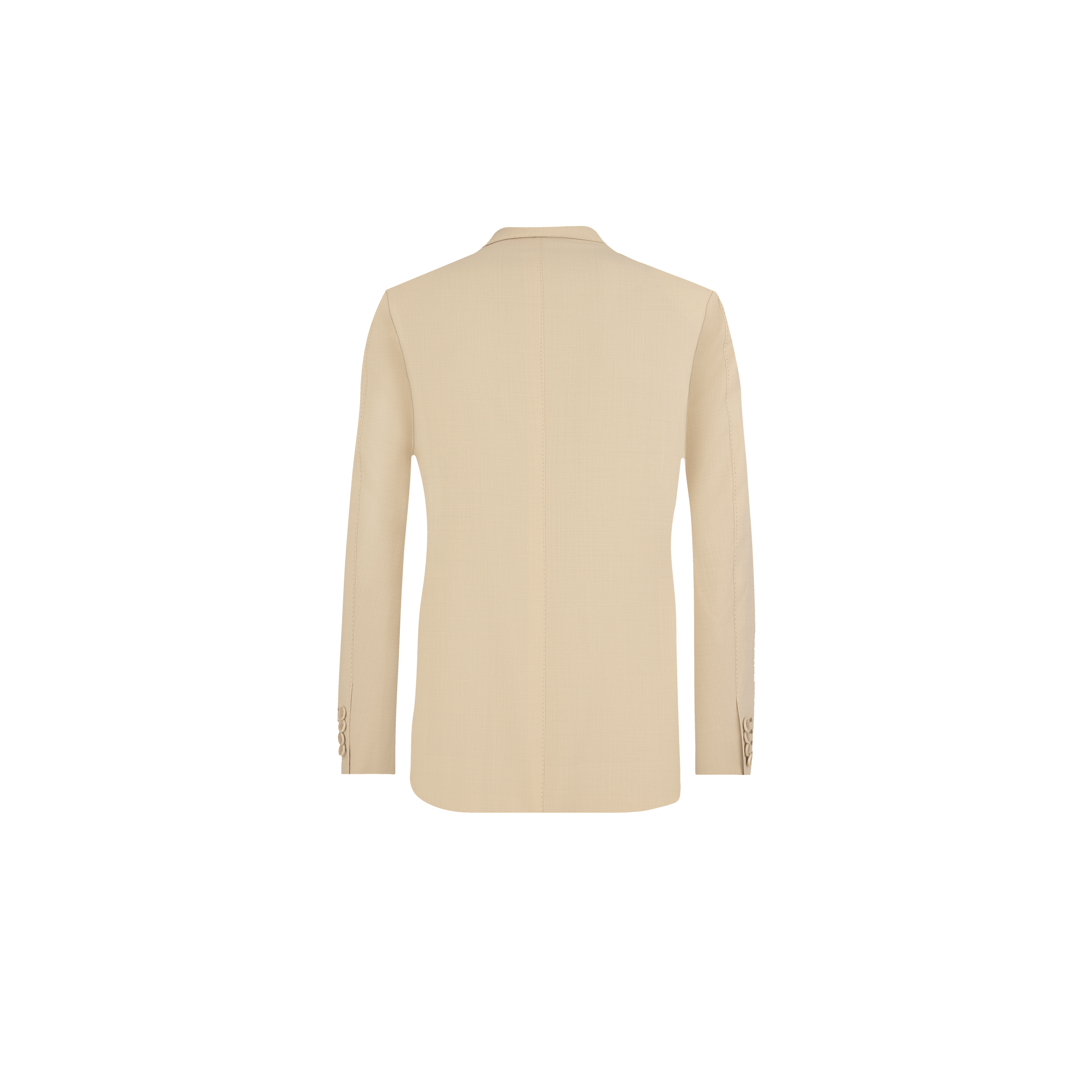 Dark Cream Wool Suit
