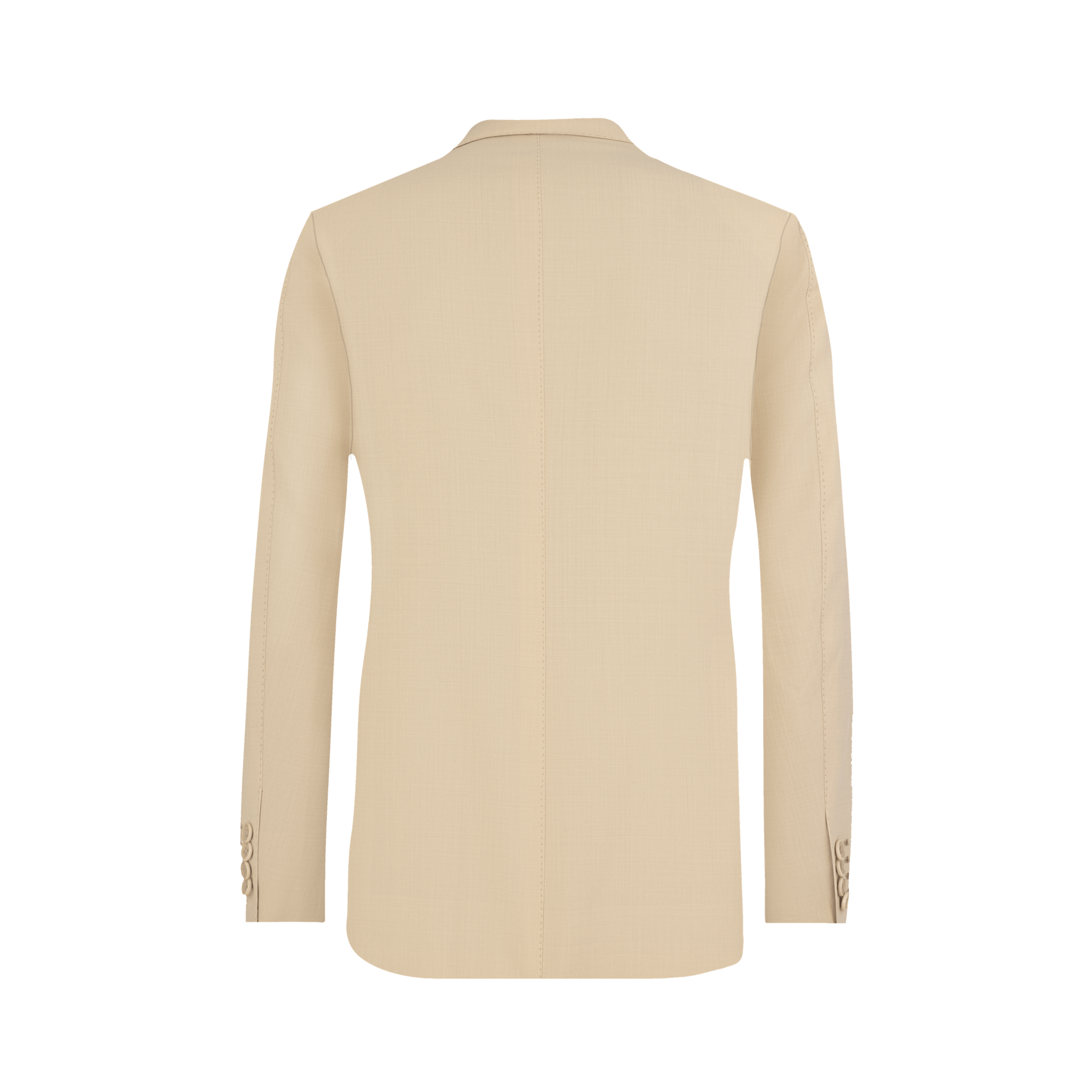 Dark Cream Wool Suit