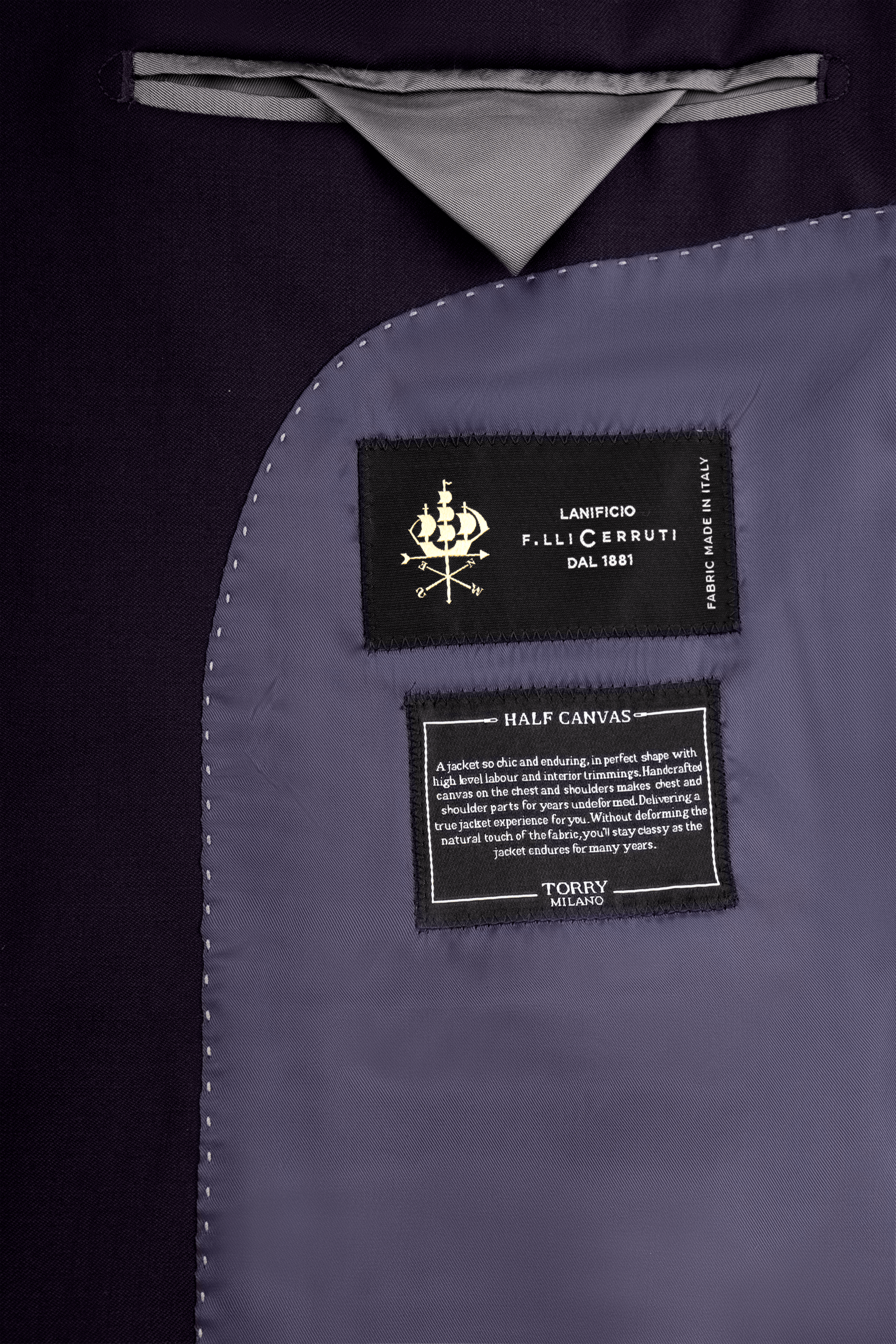 Purple Wool Suit