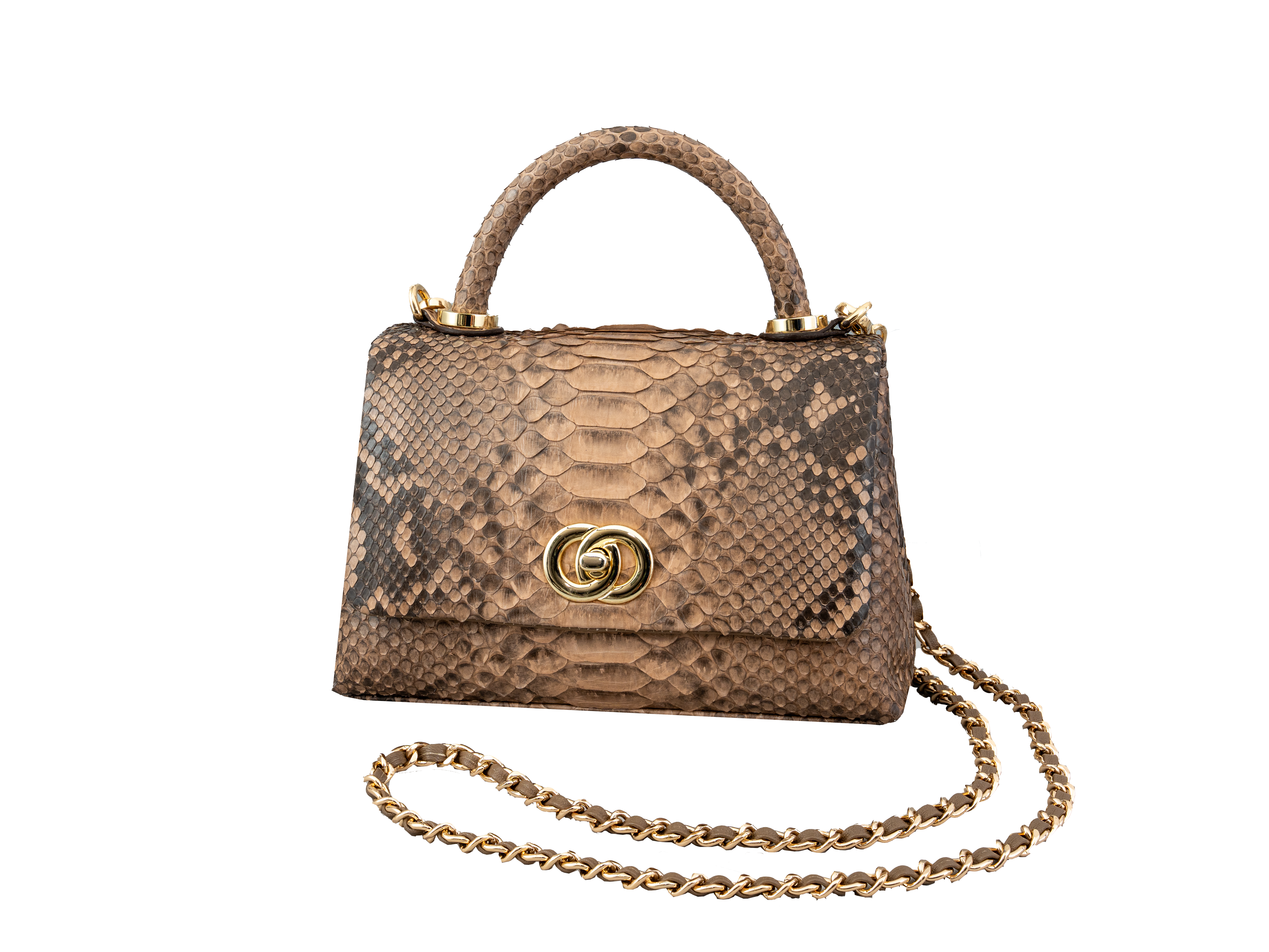Zenith Python Leather Bag