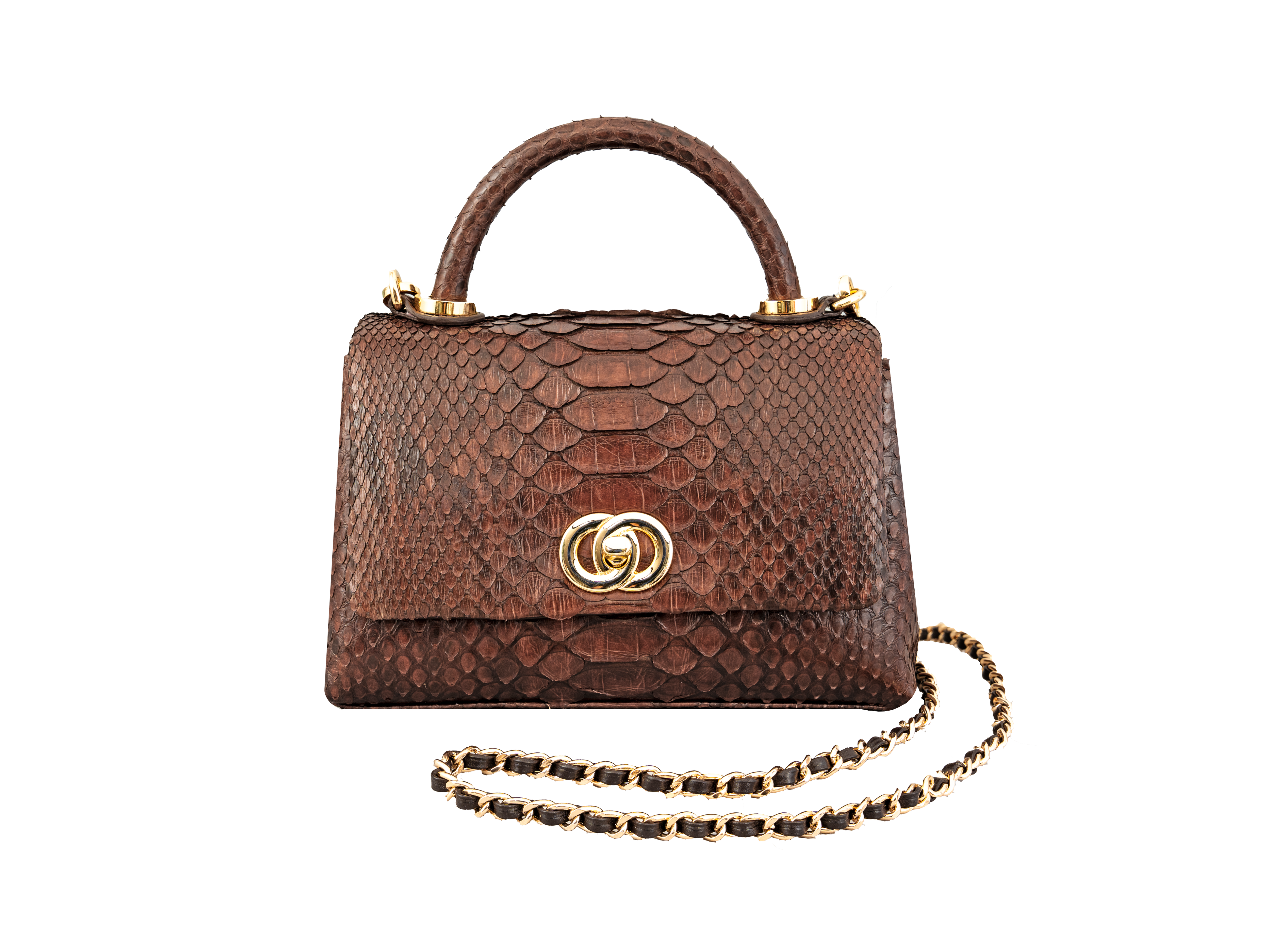 Zenith Python Leather Bag