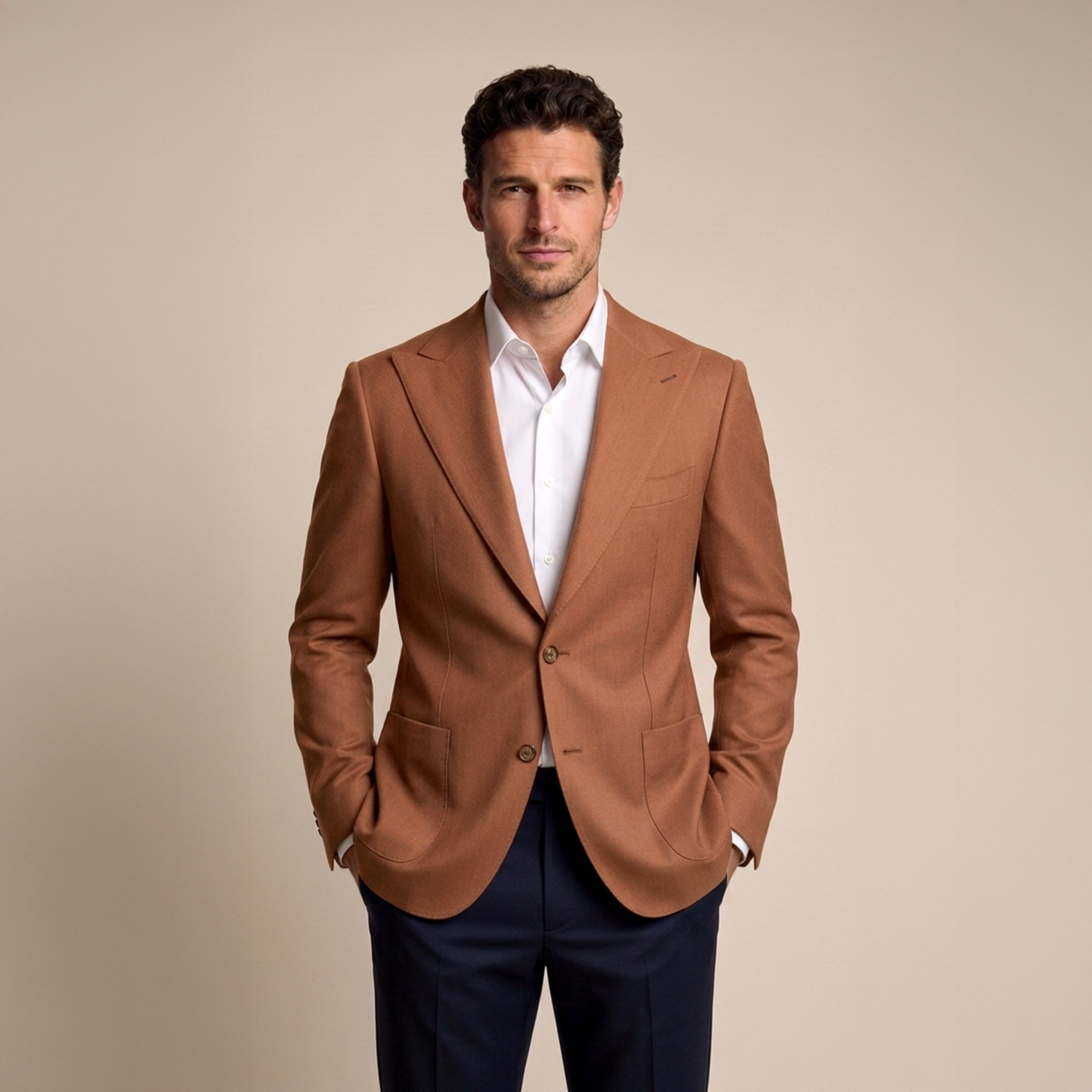 Clay Soil Wool Blazer